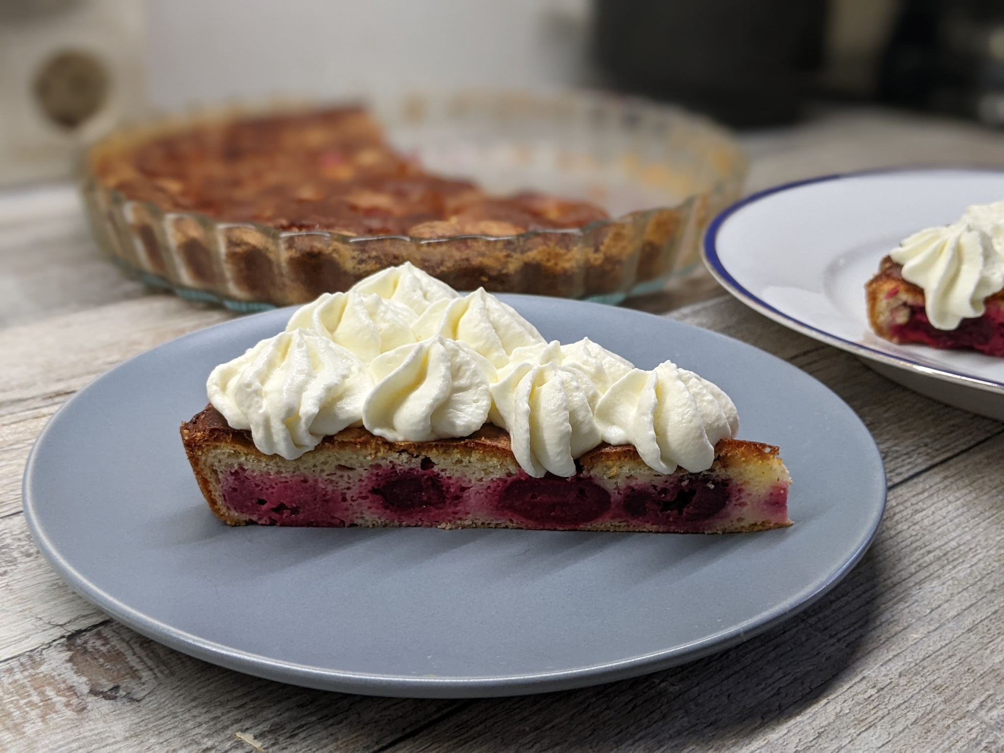 Cottage cheese pie with cherries - but without flour - My, Cooking, Recipe, Food, Bakery products, Dessert, Cherry, Cottage cheese, Baking with cottage cheese, Longpost