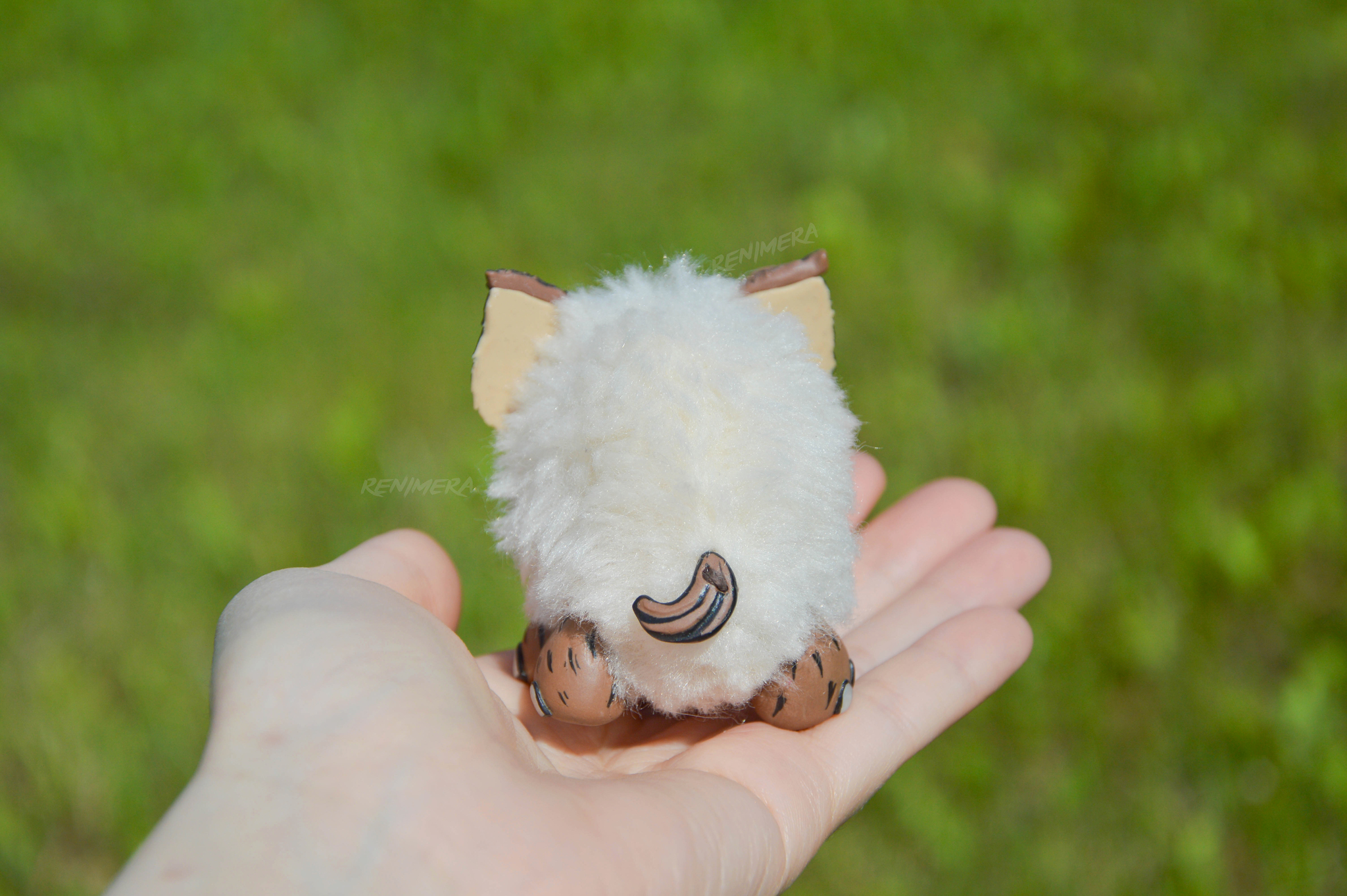 Koaloslon figurine from the game Don't Starve in mixed media - My, Mixed media, Dont starve, Dont starve together, Figurines, Needlework without process, Лепка, Polymer clay, Characters (edit), Handmade, Longpost