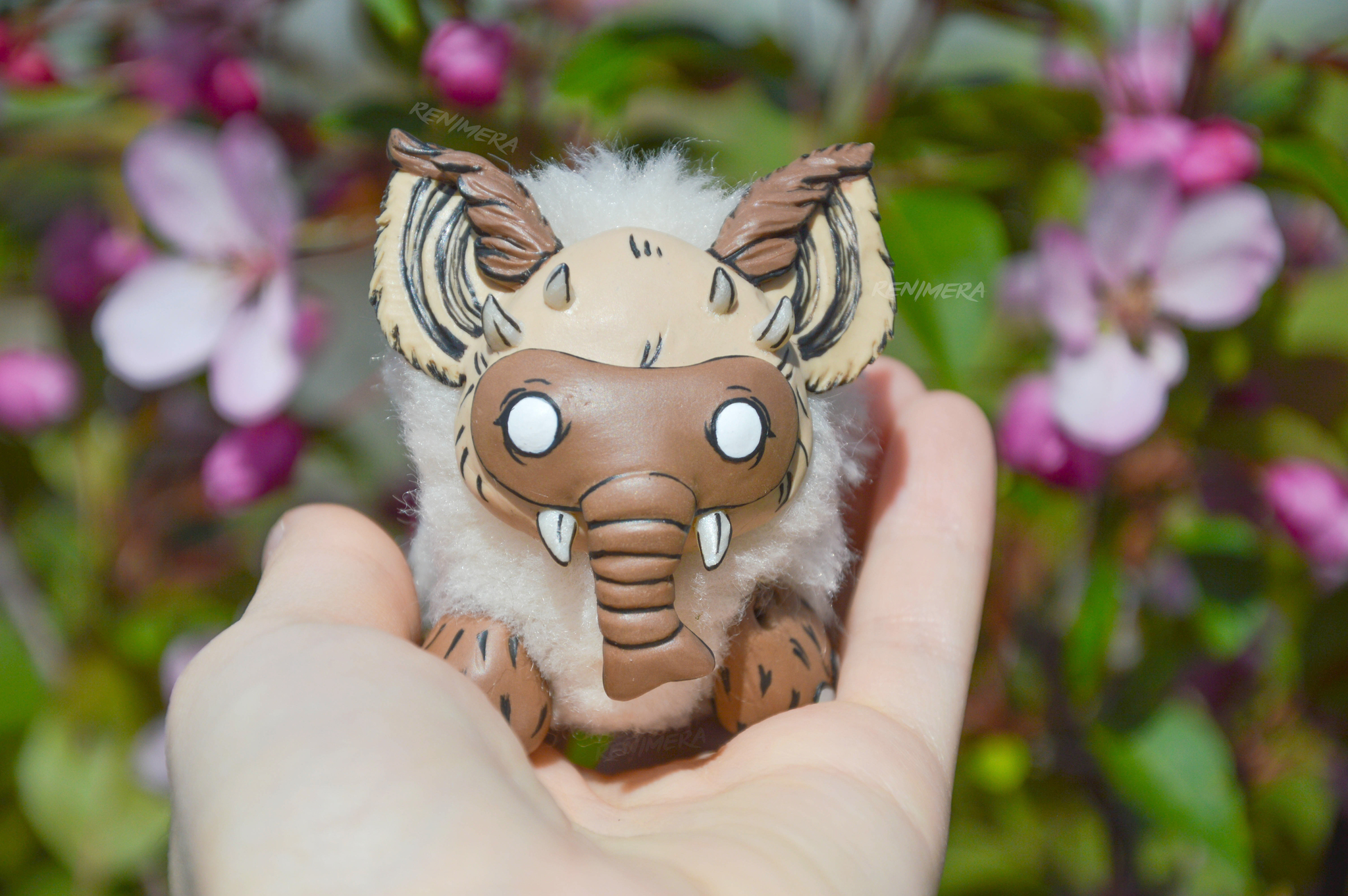 Koaloslon figurine from the game Don't Starve in mixed media - My, Mixed media, Dont starve, Dont starve together, Figurines, Needlework without process, Лепка, Polymer clay, Characters (edit), Handmade, Longpost