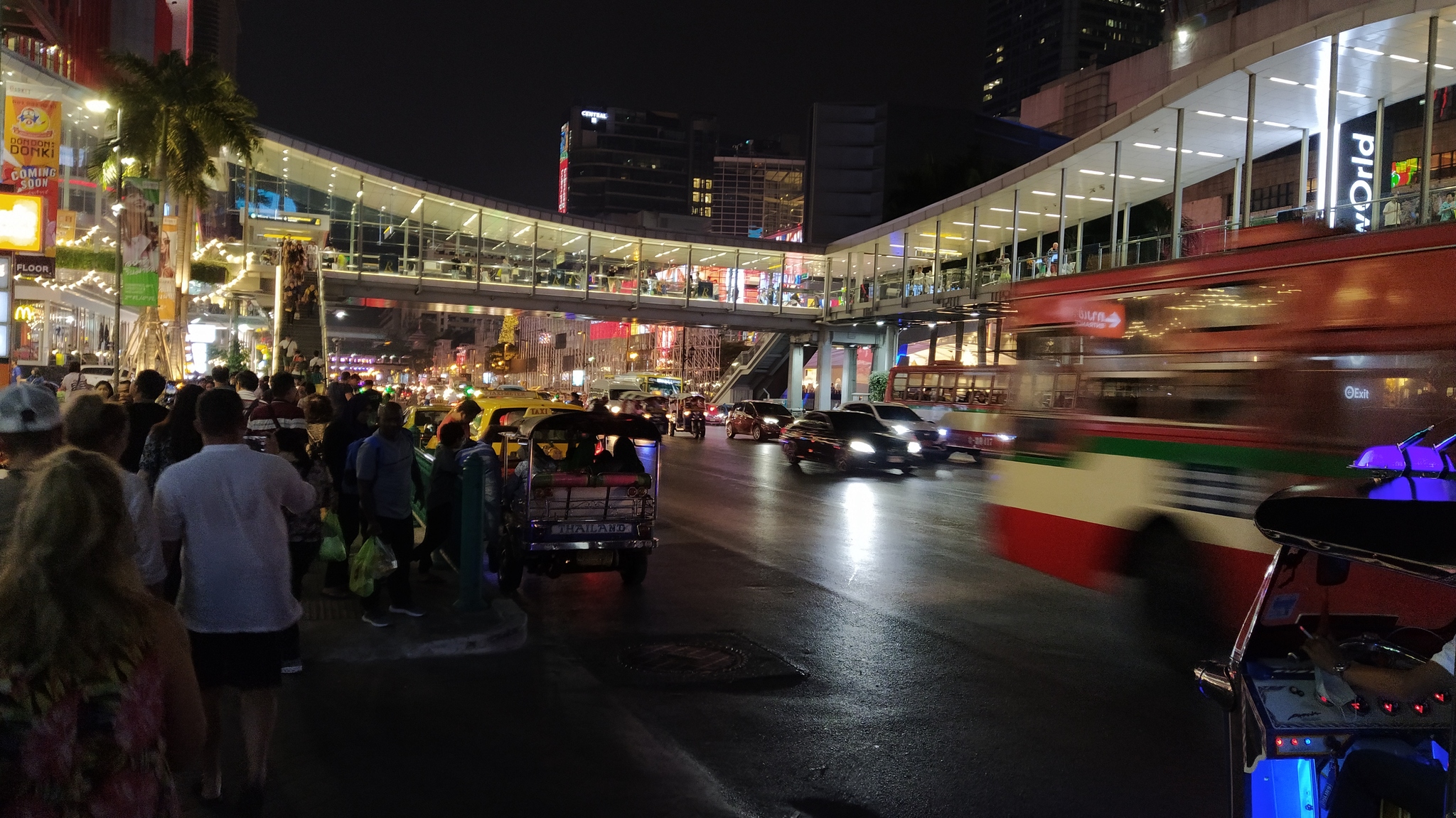 Night Bangkok - My, Bangkok, Thailand, Night, Town, Night city, Travels, Longpost