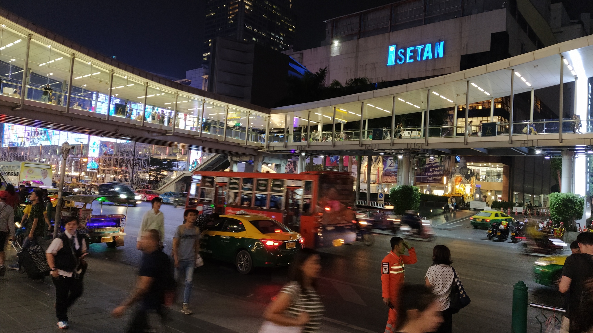 Night Bangkok - My, Bangkok, Thailand, Night, Town, Night city, Travels, Longpost