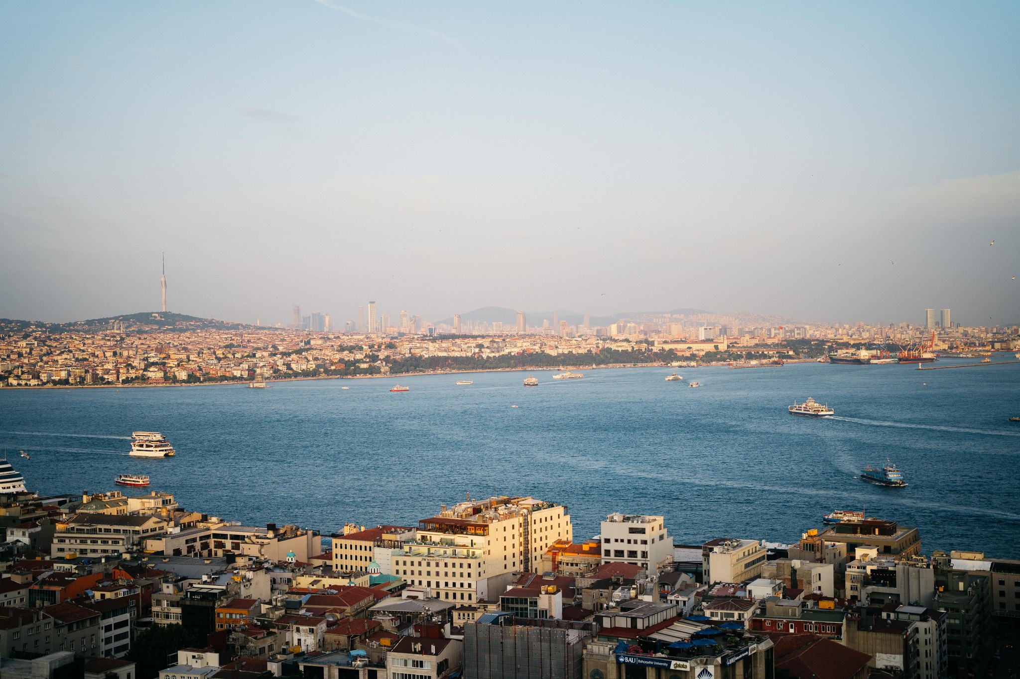 Istanbul from the height of the Galata Tower - My, Travels, Turkey, Istanbul, Galata, Tower, MythBusters, Longpost