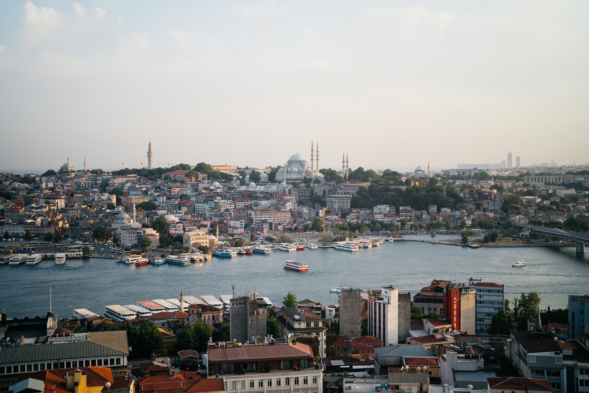 Istanbul from the height of the Galata Tower - My, Travels, Turkey, Istanbul, Galata, Tower, MythBusters, Longpost