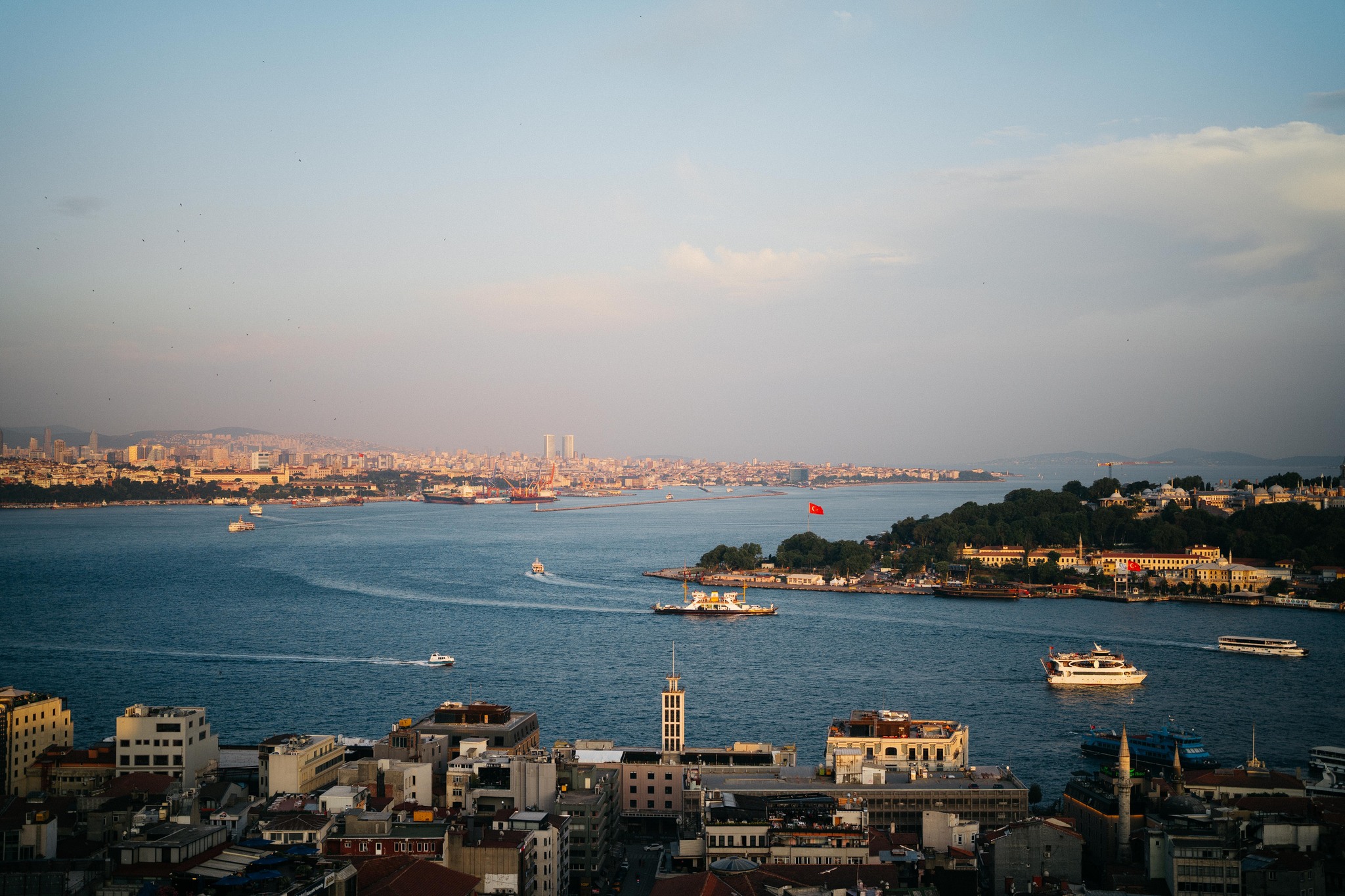 Istanbul from the height of the Galata Tower - My, Travels, Turkey, Istanbul, Galata, Tower, MythBusters, Longpost