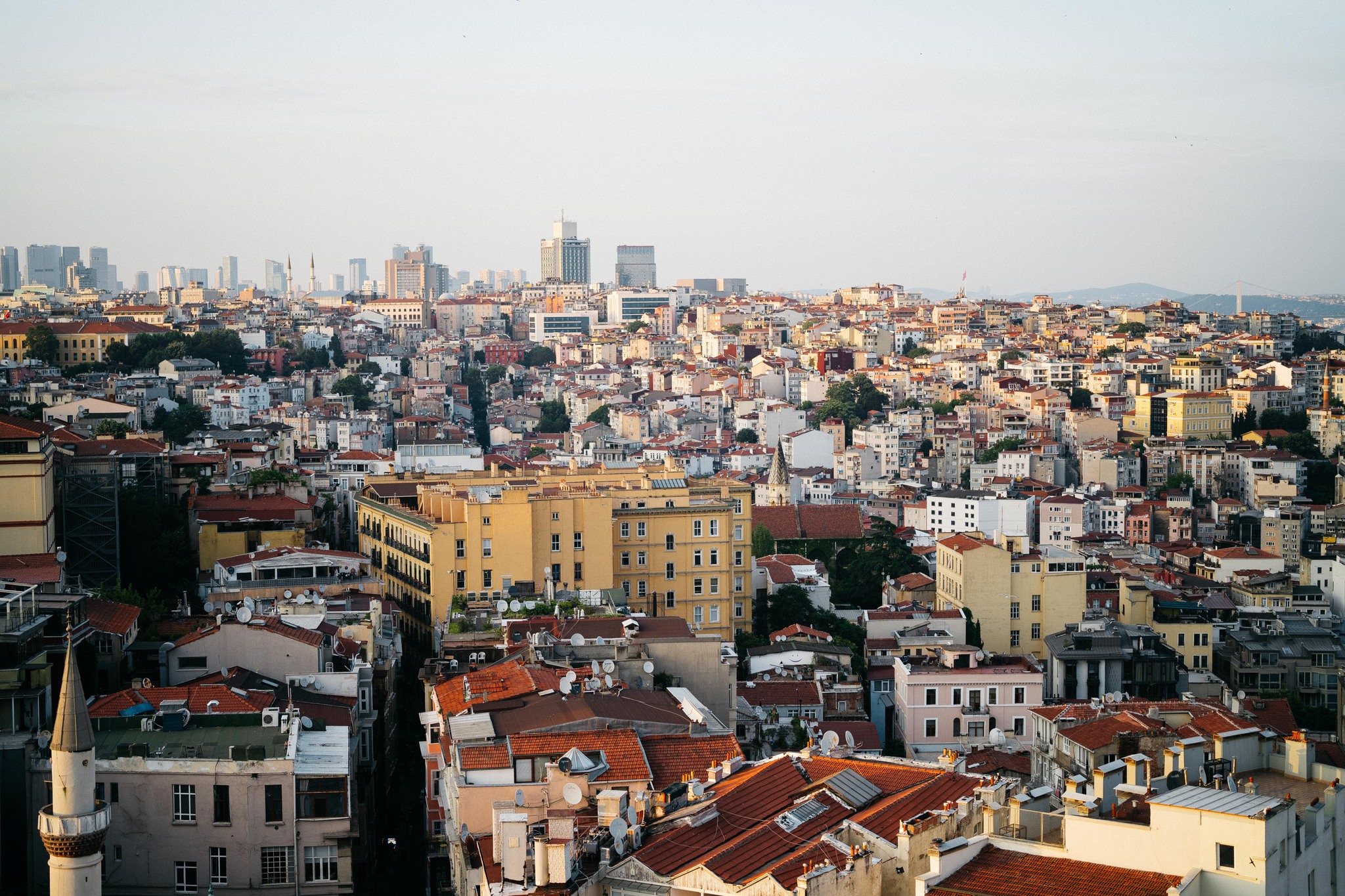 Istanbul from the height of the Galata Tower - My, Travels, Turkey, Istanbul, Galata, Tower, MythBusters, Longpost