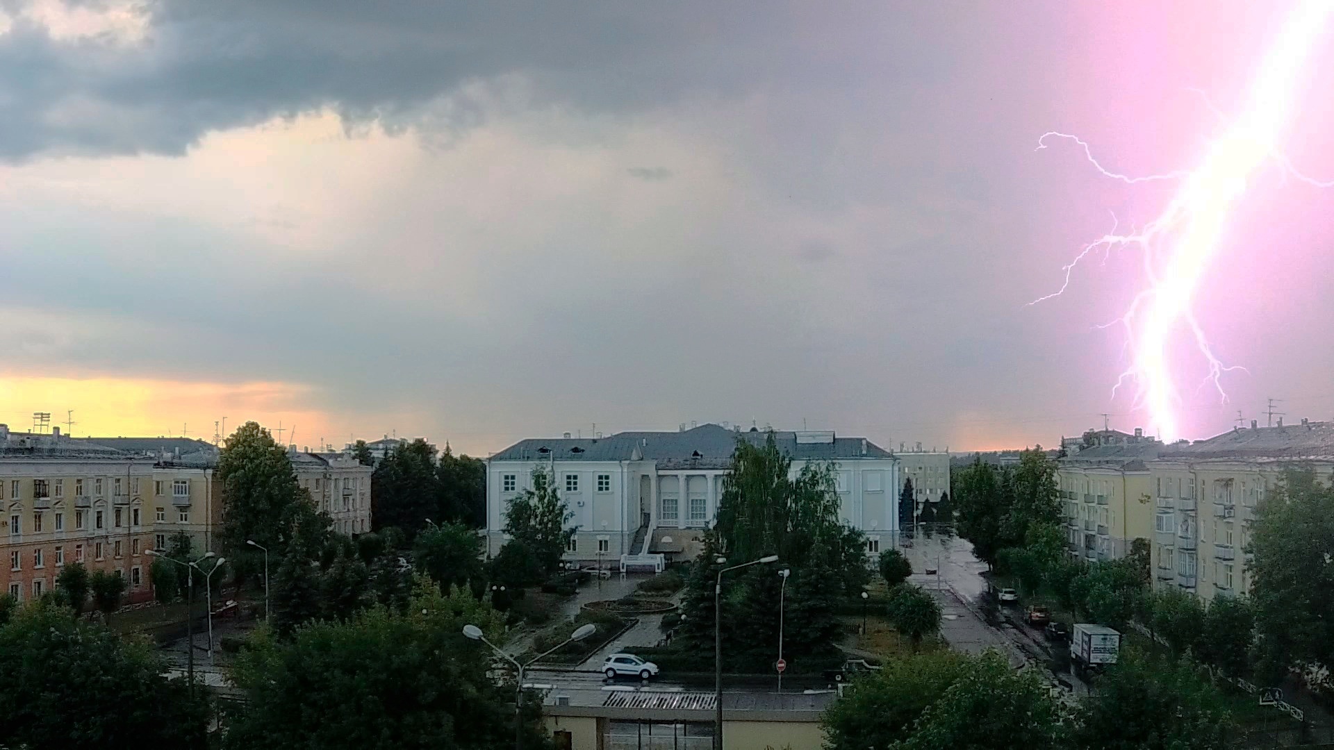 Sarov. Thunderstorm stills - Sarov, But, Closed city, Thunderstorm, Longpost