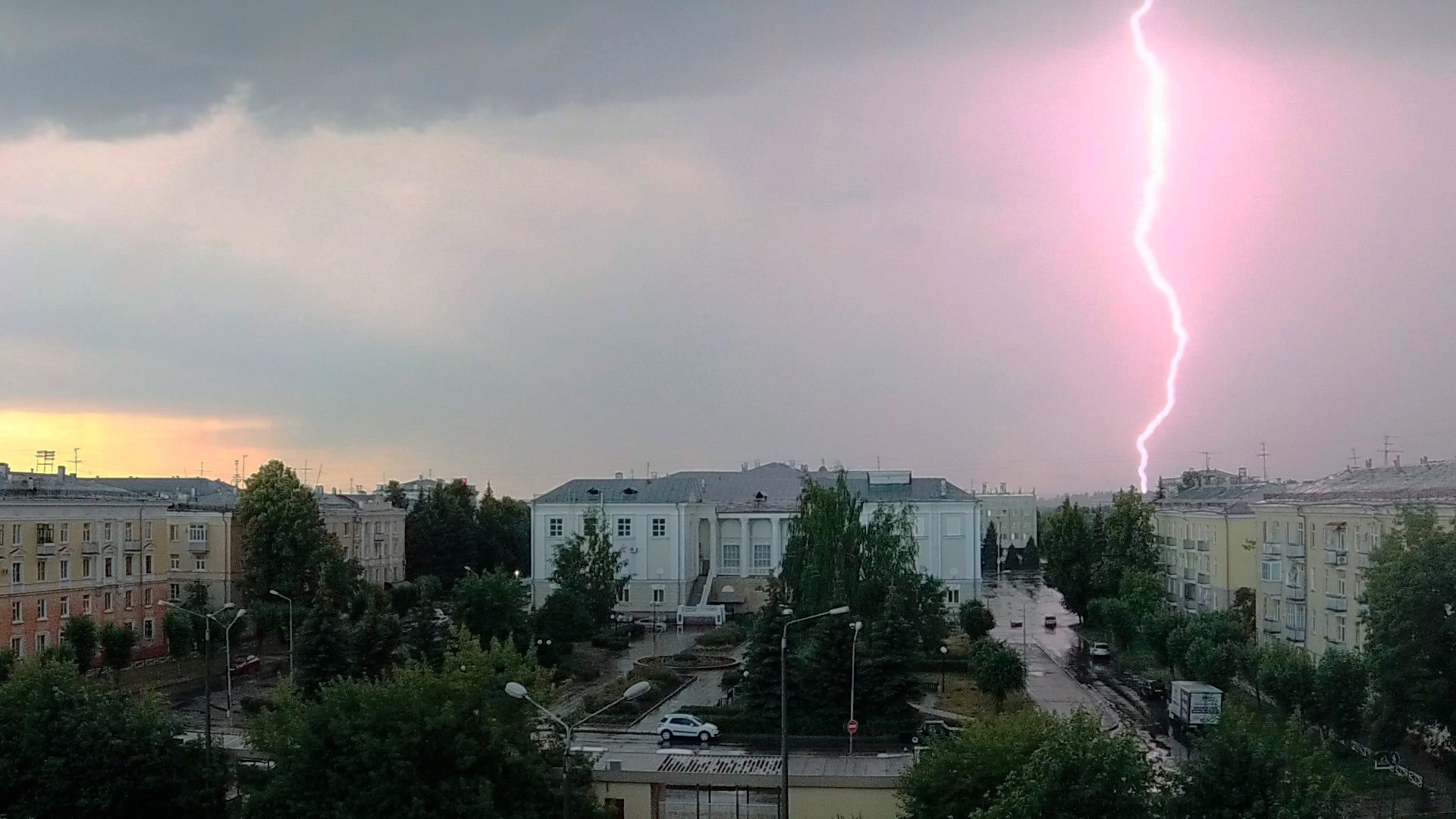 Sarov. Thunderstorm stills - Sarov, But, Closed city, Thunderstorm, Longpost