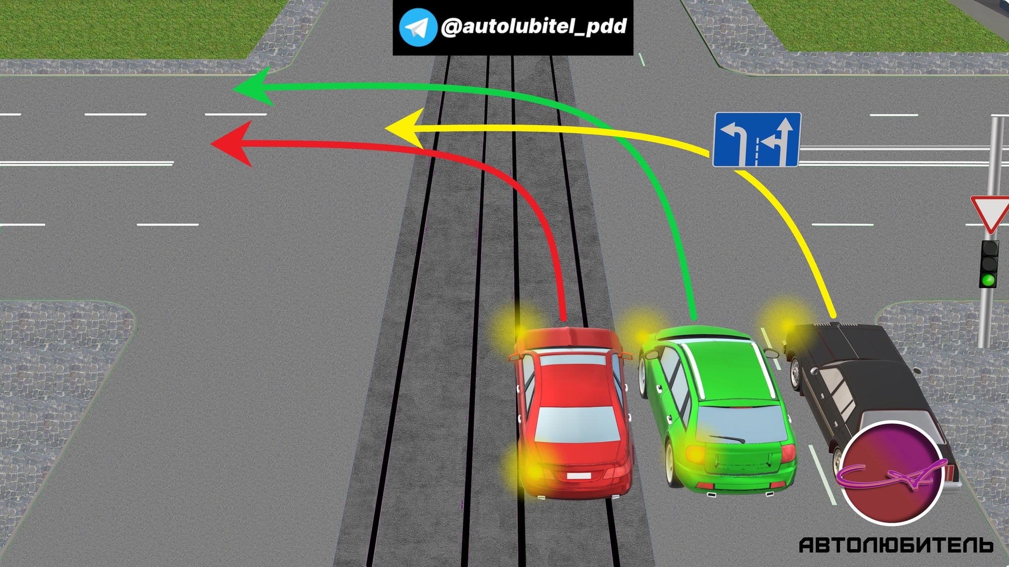 Which driver breaks the rules by turning left? - My, Traffic rules, Driver, Traffic police, Motorists, Auto, Longpost