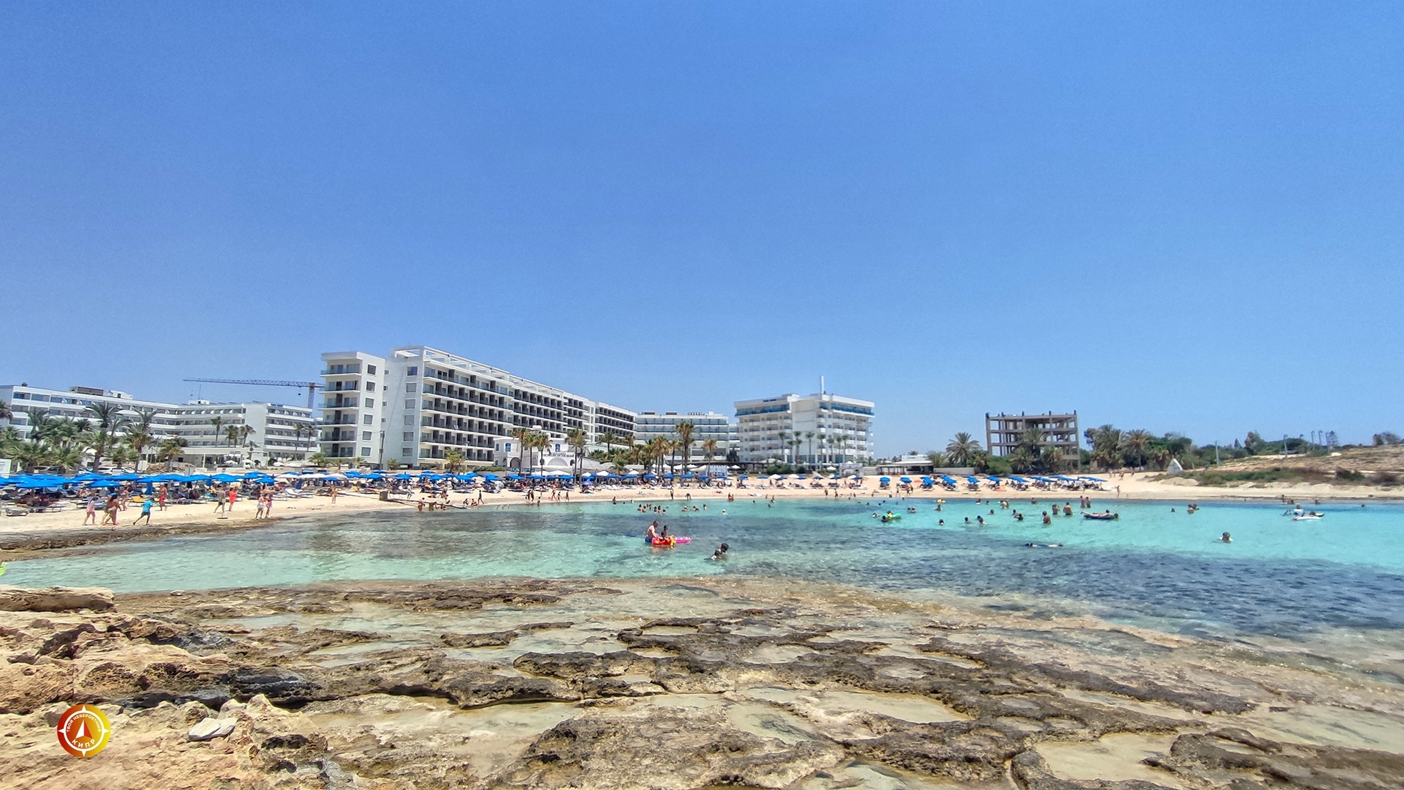 Vathia Gonia Beach Cyprus - My, Sea, Beach, Cyprus, Summer, Longpost