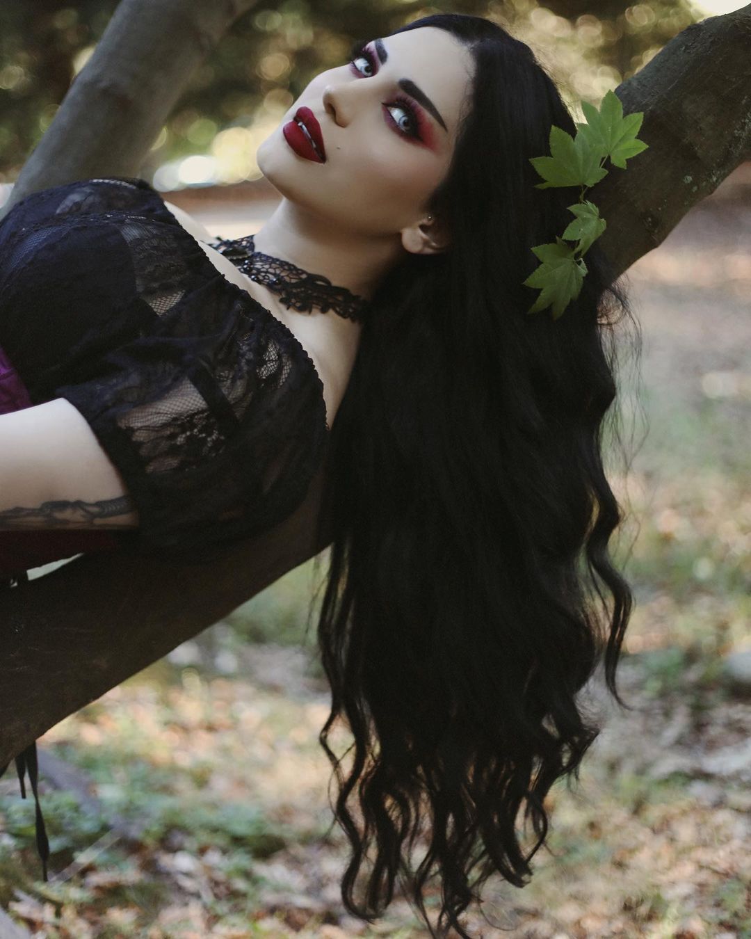 Mahafsoun - Girls, Goths, The photo, Informals, Long hair, Longpost