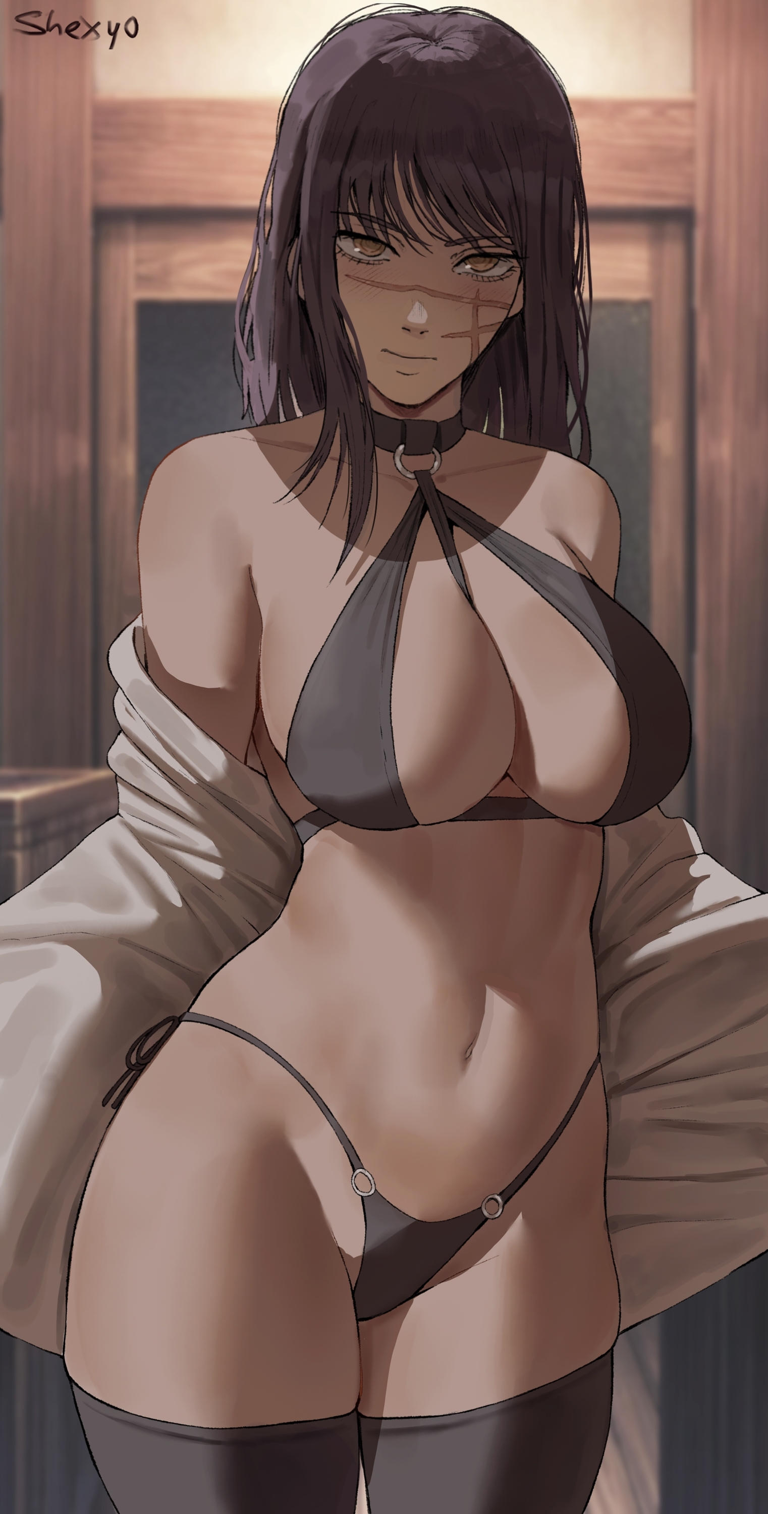 War - NSFW, Anime art, Anime, Spoiler, Chainsaw man, Shexyoart, Longpost