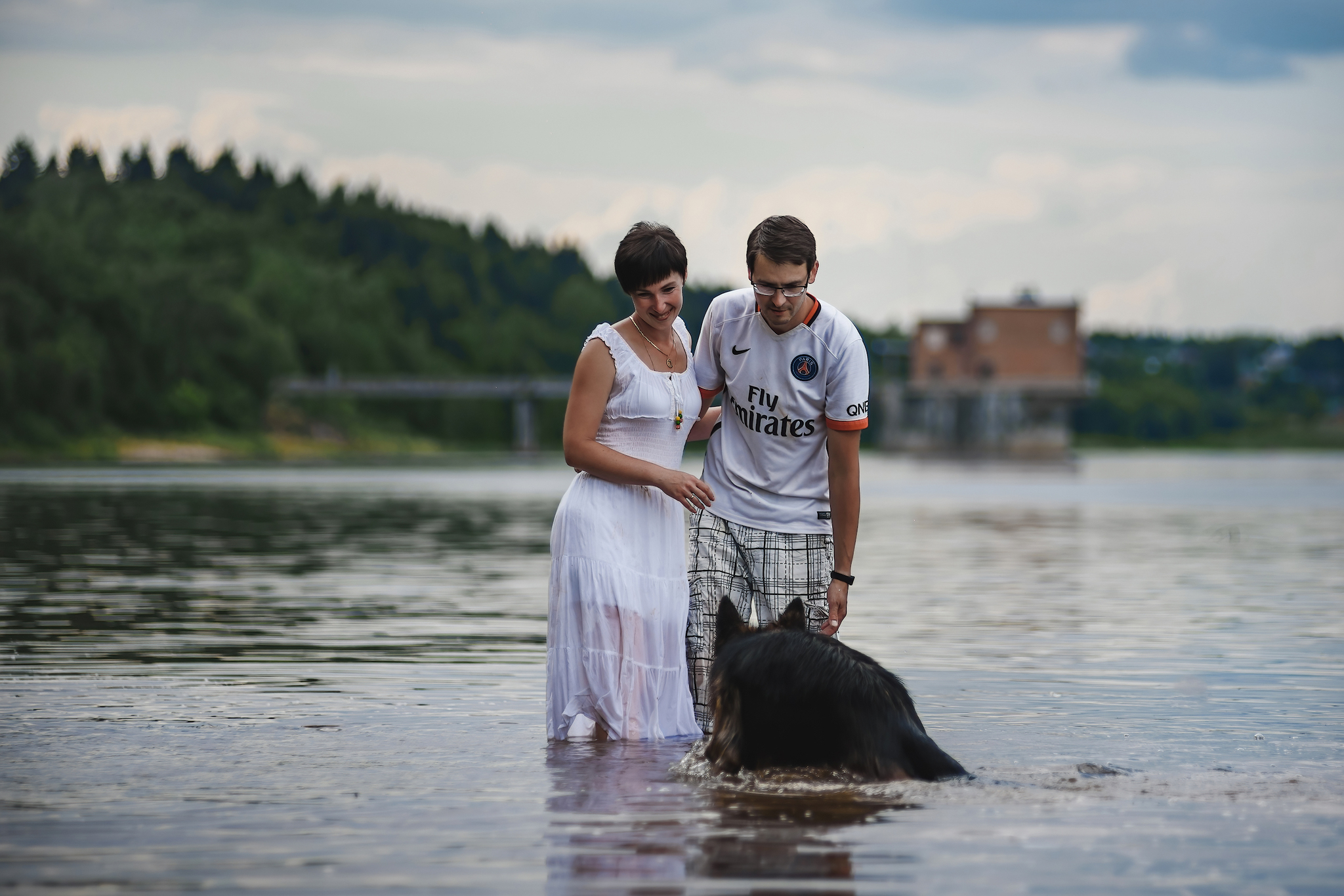 Kron on the Volga)) - My, The photo, Pets, Dog, German Shepherd, Volga river, Tutaev, Yaroslavskaya oblast, Summer, Longpost