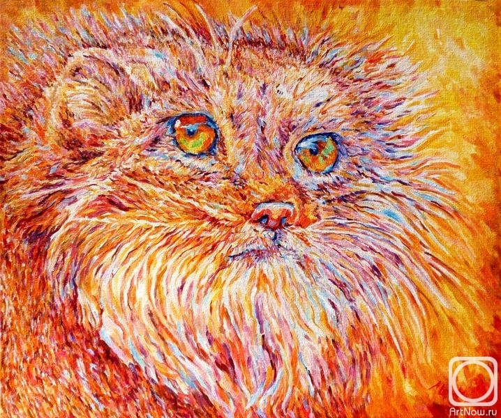 10 manuls of Black Lily - Pallas' cat, Pet the cat, Small cats, Cat family, Painting, Painting, Artist, Animalistics, Longpost