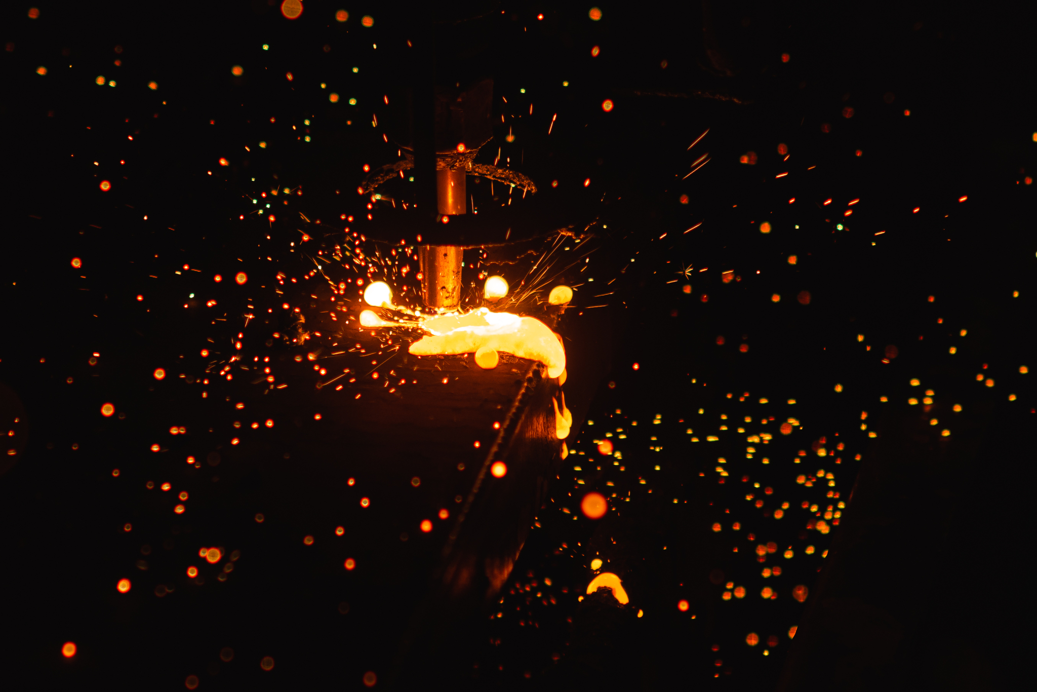 Plasma cutting of metal - My, The photo, Production, Factory, Metalworking, Plasma cutting, Plasma, Industry