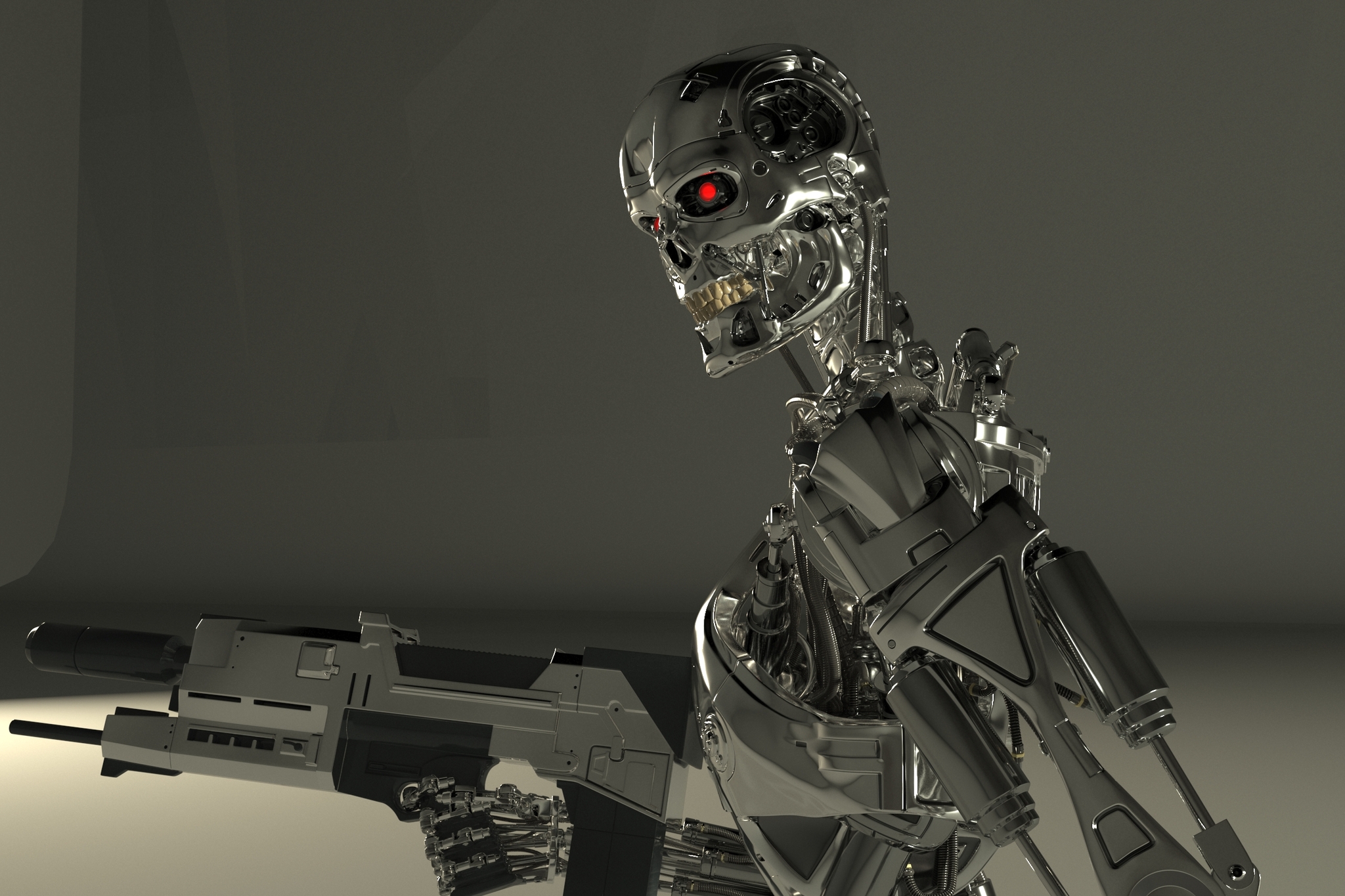 Terminator t-800 3d model V19 - Моё, Терминатор, Терминатор 2: Судный день, Длиннопост