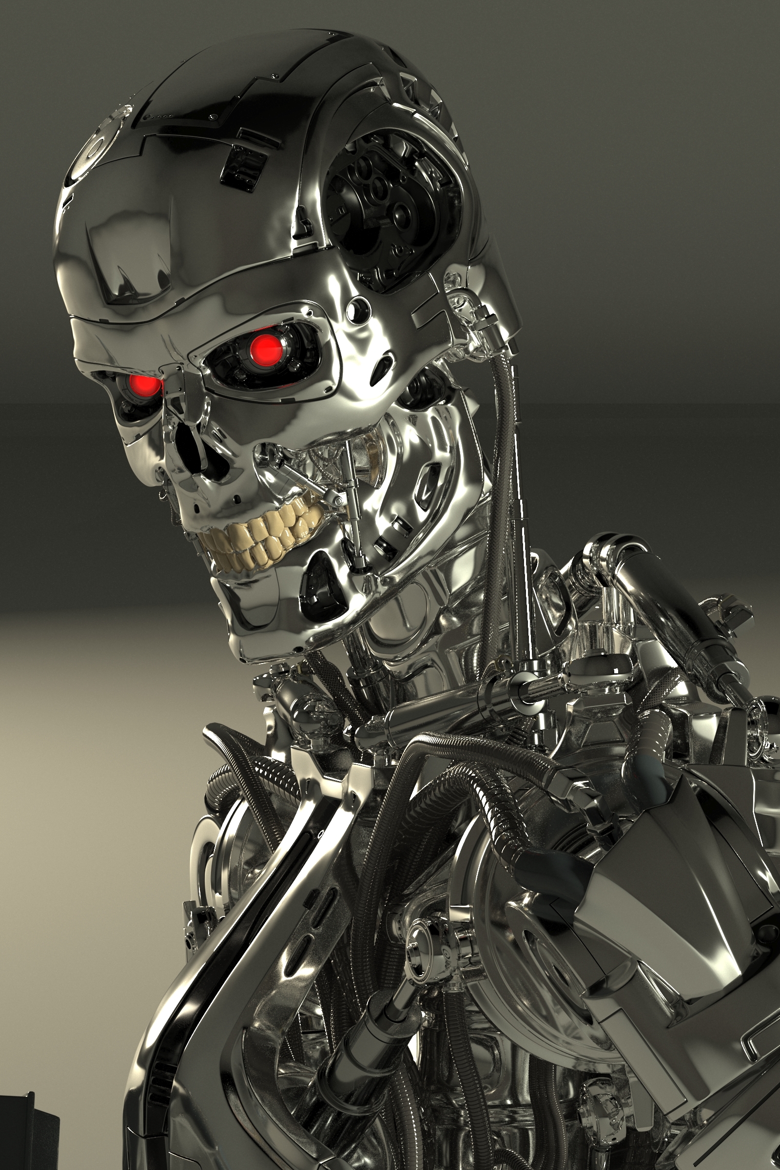 Terminator t-800 3d model V19 - Моё, Терминатор, Терминатор 2: Судный день, Длиннопост