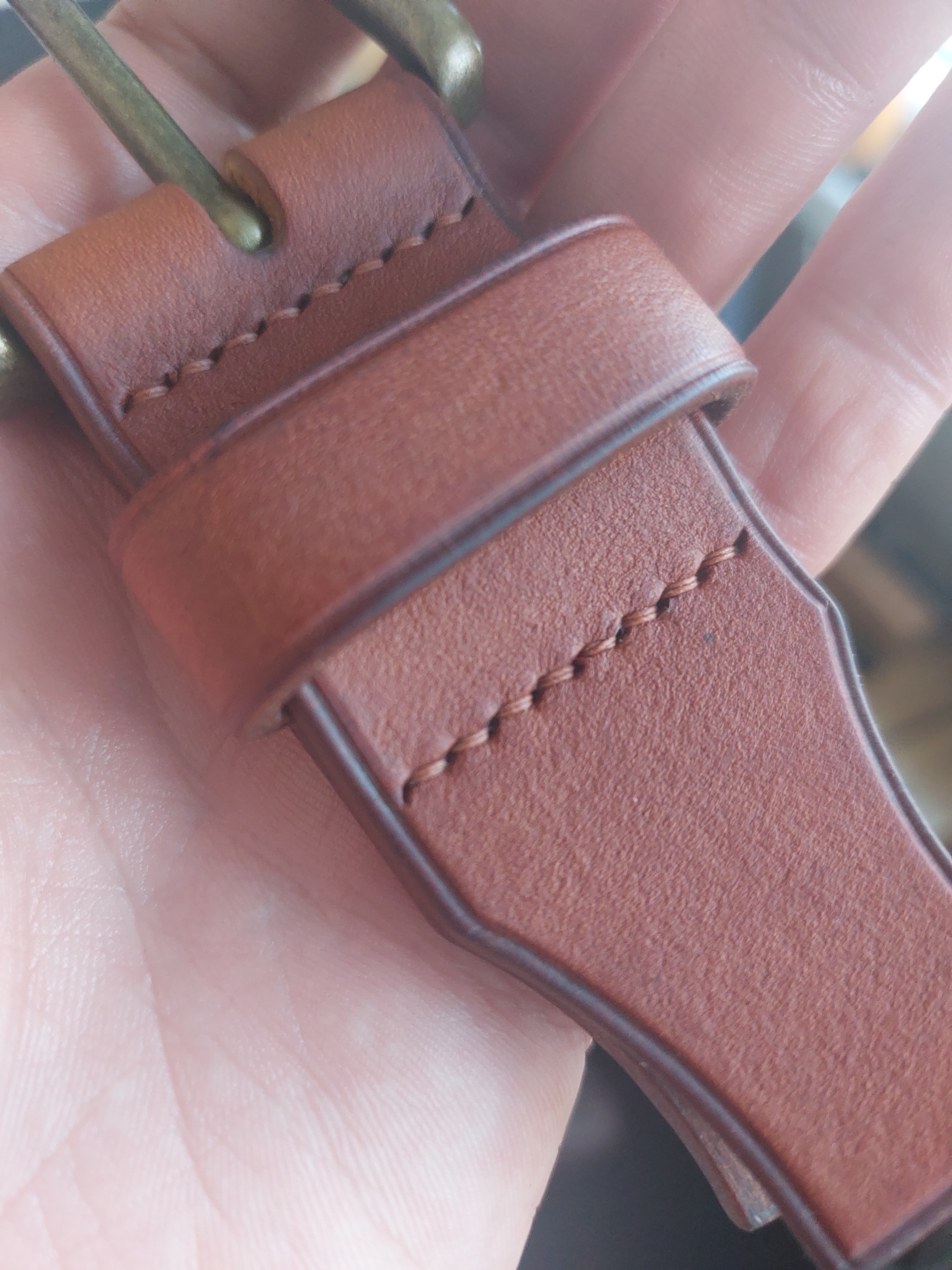 How to make a belt out of leather - My, Belt, Leather products, Needlework, With your own hands, Hand seam, Natural leather, Longpost, Needlework with process