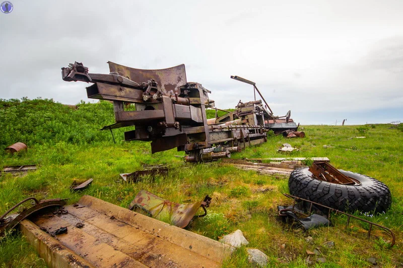 Continuation of the post Abandoned in the Arctic, fallen locators and rusty equipment at the position of the 6th air defense division of the S-300 air defense system on Kildin Island - Kildin Island, Antiaircraft gun, Abandoned, Military, the USSR, Yandex Zen, Military equipment, Reply to post, Longpost