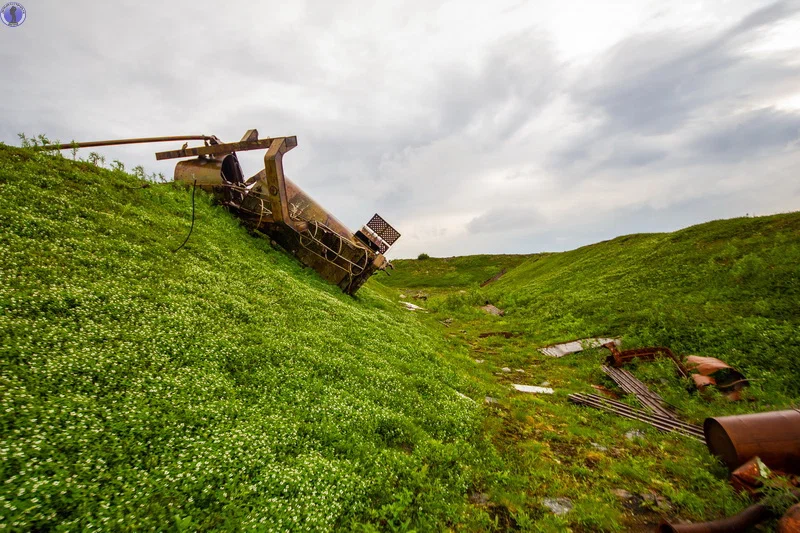 Continuation of the post Abandoned in the Arctic, fallen locators and rusty equipment at the position of the 6th air defense division of the S-300 air defense system on Kildin Island - Kildin Island, Antiaircraft gun, Abandoned, Military, the USSR, Yandex Zen, Military equipment, Reply to post, Longpost