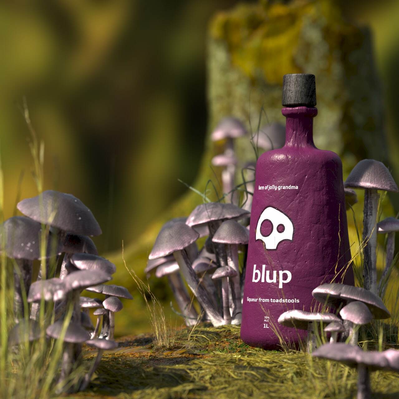 Is it time to pick mushrooms? - My, 3DS max, Octane Render, Art, Longpost