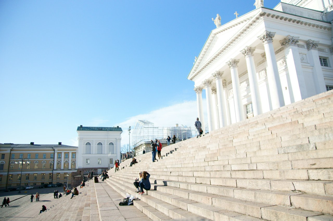 Helsinki Cathedrals 2014 or earlier - My, Helsinki, Cathedral, Architecture, The photo, sights, Temple, Black and white photo, Longpost