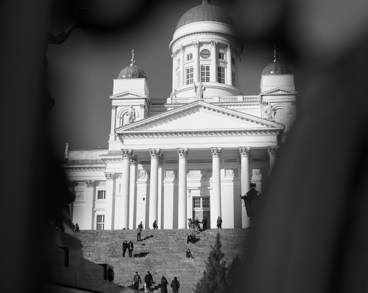 Helsinki Cathedrals 2014 or earlier - My, Helsinki, Cathedral, Architecture, The photo, sights, Temple, Black and white photo, Longpost