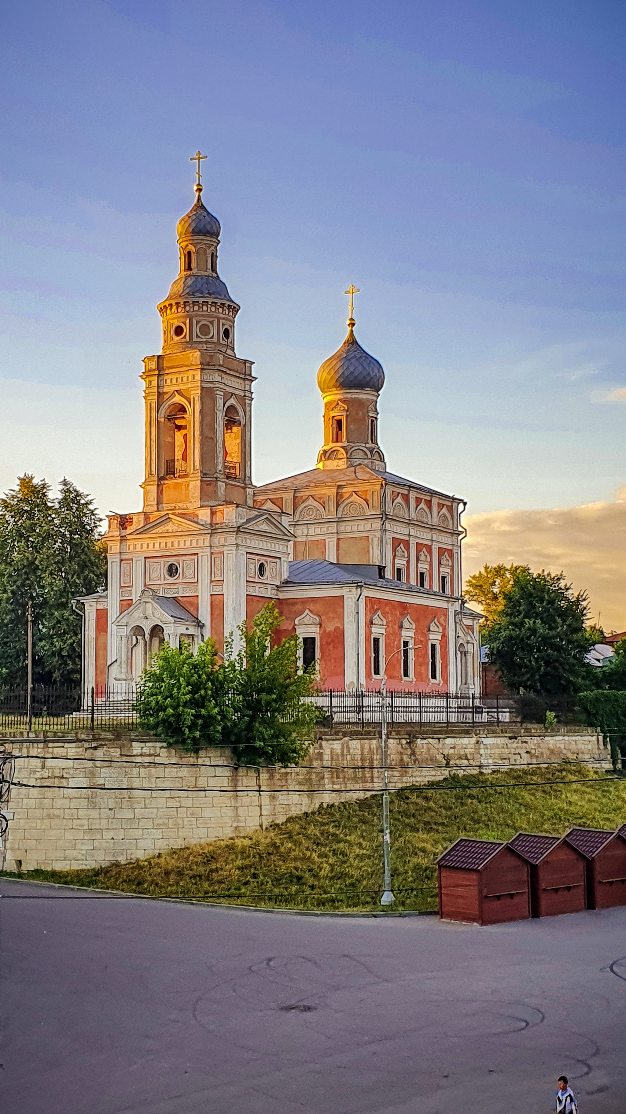 Evening view of Serpukhov from Red Mountain - My, Serpukhov, sights, Architecture, Travel across Russia, Longpost