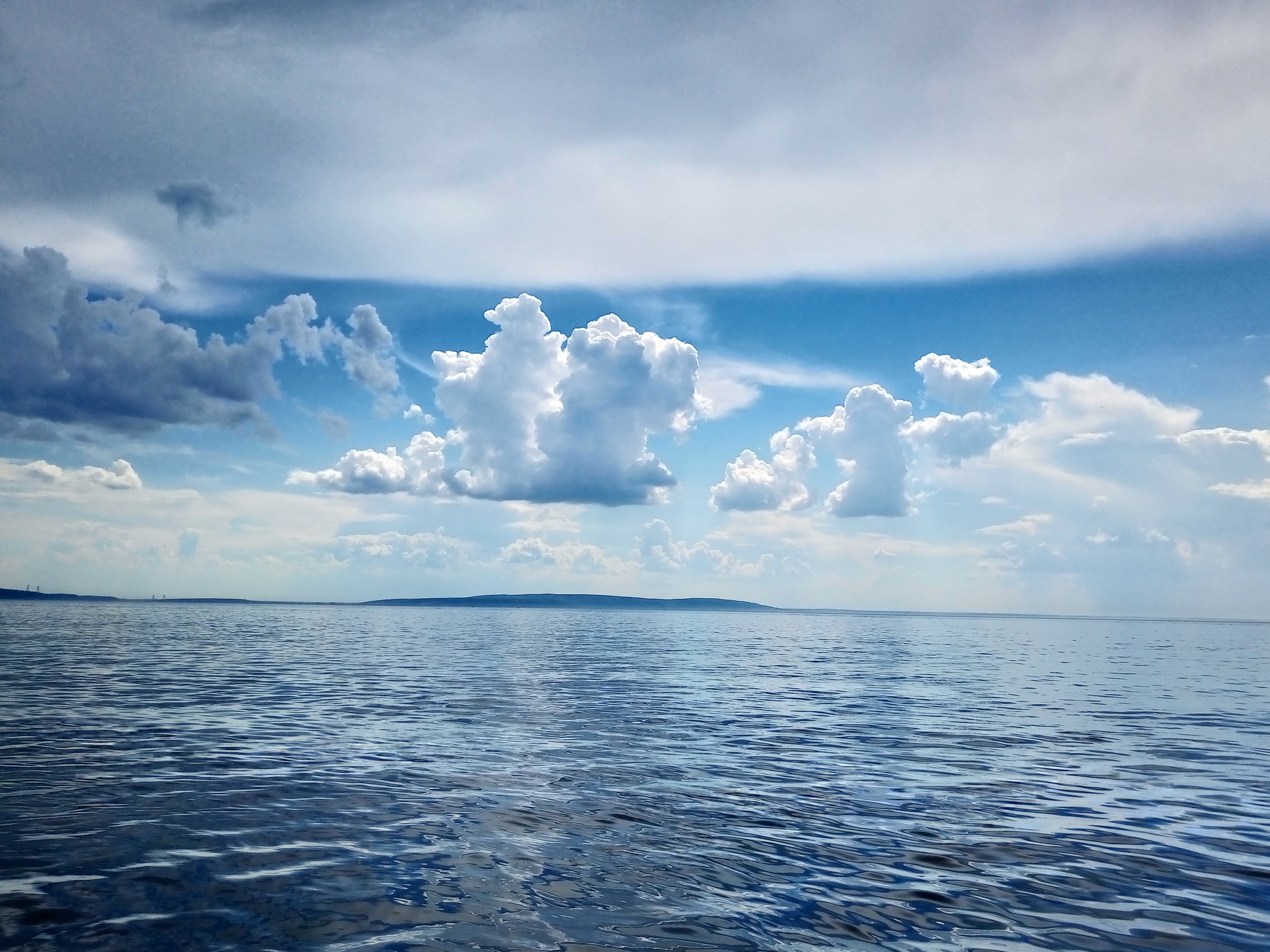 Clouds - My, beauty of nature, Volga river, Summer, The photo, Sky, Clouds, Tolyatti