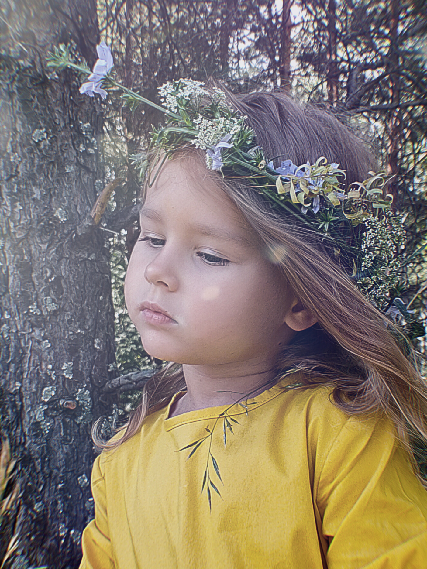 Dawn dew is lighter than light, And the belief of wild herbs lives in it. - My, Chistye Prudy, Grass, Children, Forest, Flowers, Summer