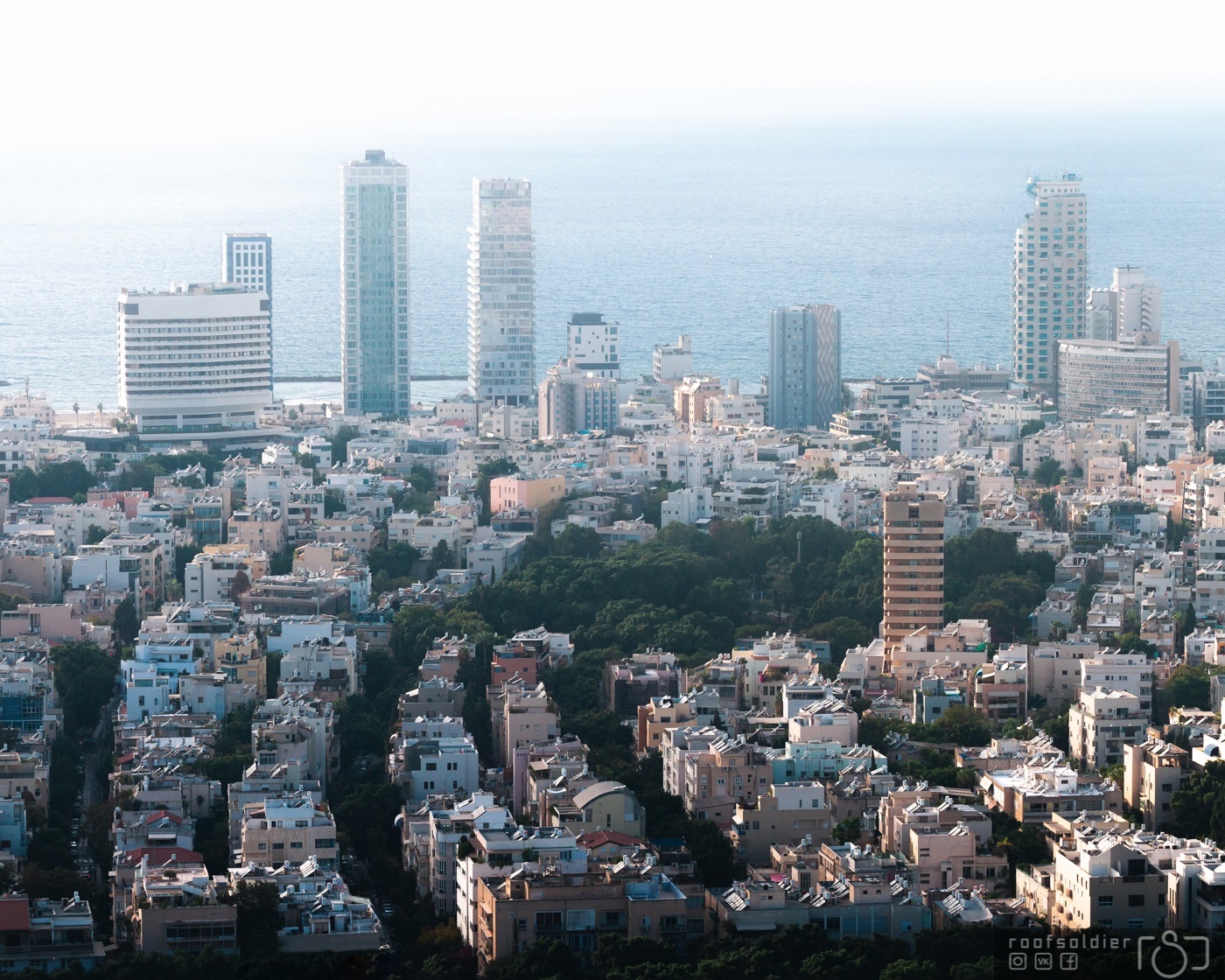 Tel Aviv from one balcony - My, Alexey Golubev, The photo, Photographer, Israel, Canon, I want criticism, Architecture, Town, Tel Aviv, Skyscraper, The property, Overseas property, View from above, Longpost