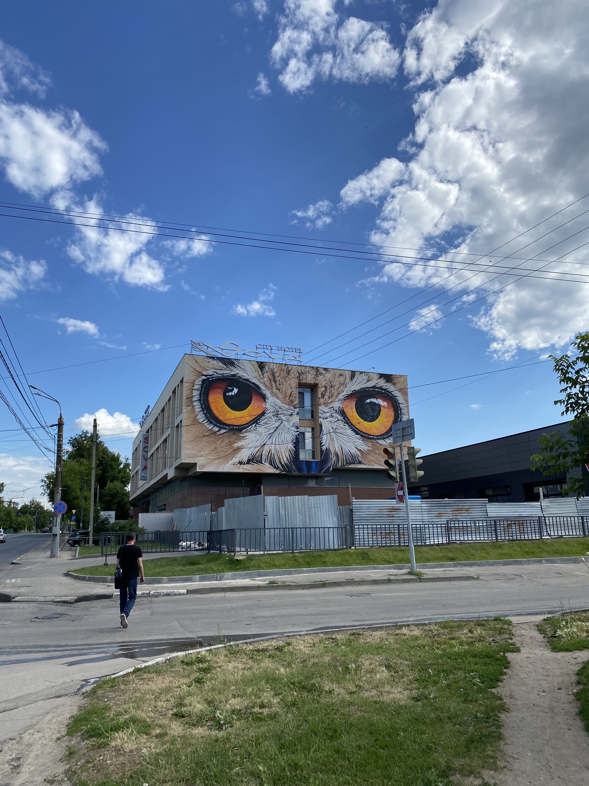 Owl - Graffiti, Owl, Nizhny Novgorod, Hotel, Repeat