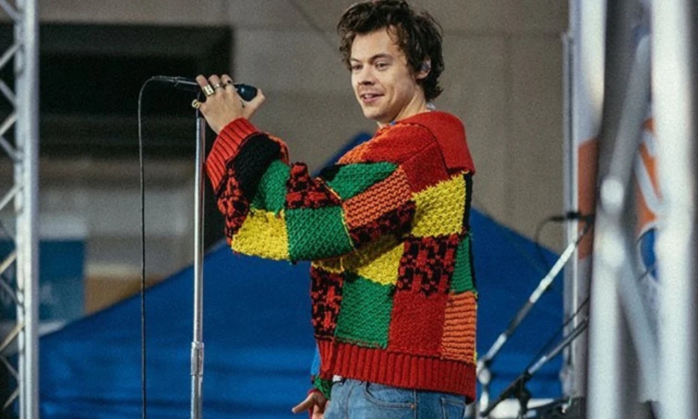 Harry Styles Cardigan - My, Needlework without process, Knitting, Longpost, Cardigan