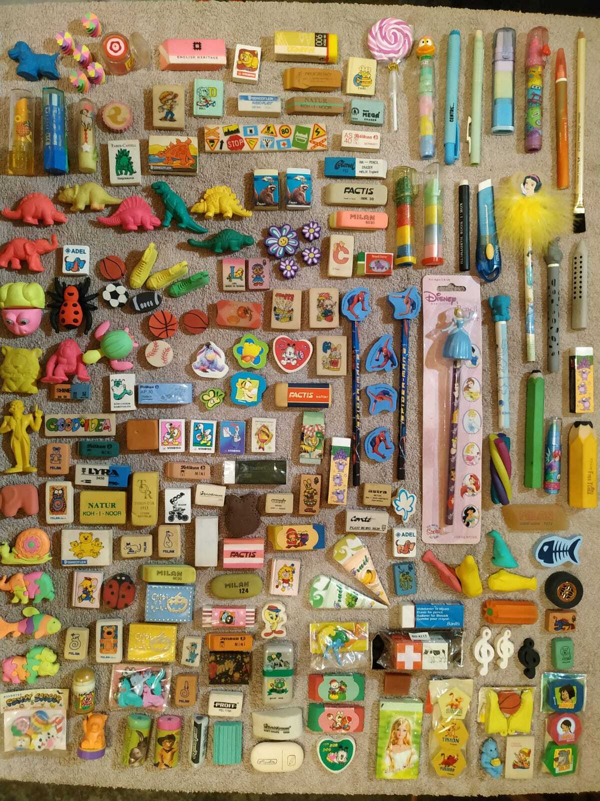 The collection is 35 years old. - My, Collection, Eraser, Collecting, Longpost