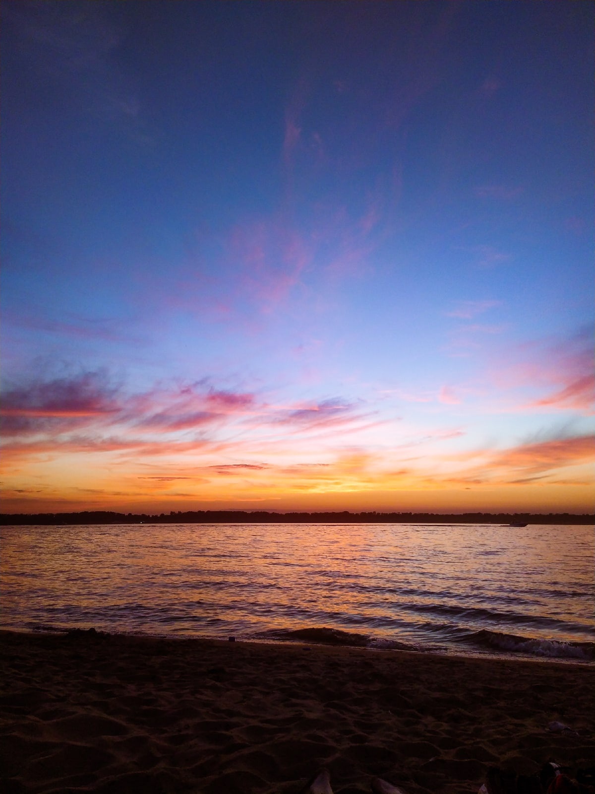 Heaven - My, Sunrises and sunsets, Sky, Volga river, Clouds, Evening