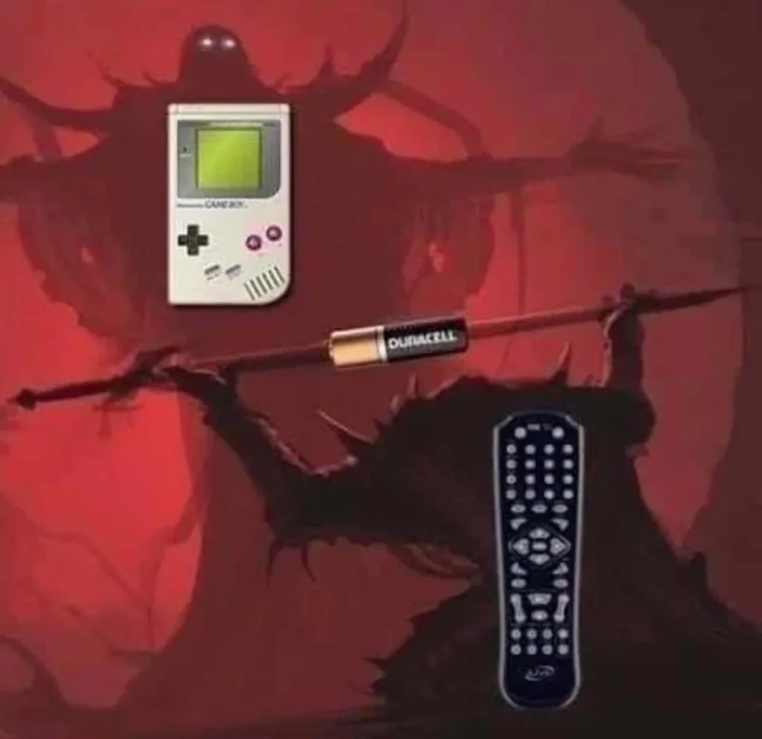 Memories came flooding back - Gameboy, Battery, Remote controller, Game console