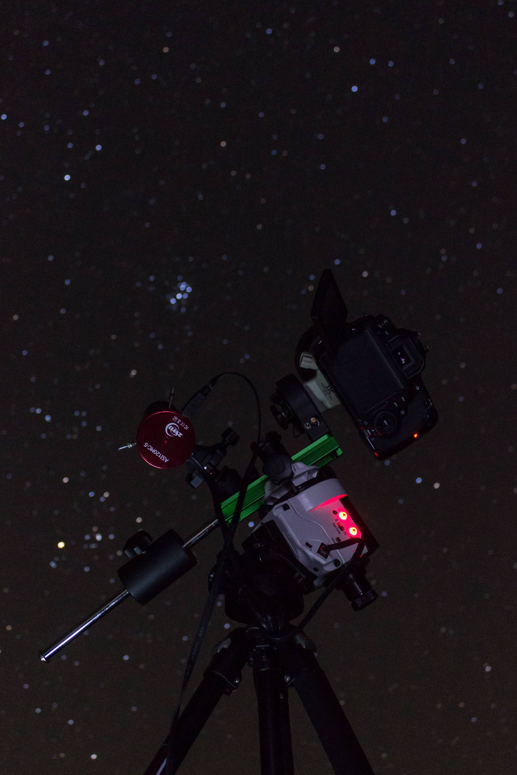 Pleiades, nebulae and a third of a billion light years down to one small galaxy - My, Astrophoto, Astronomy, Canon, Stars, Space, Pleiades, Galaxy, The photo, Universe, Hobby, Starry sky, Longpost