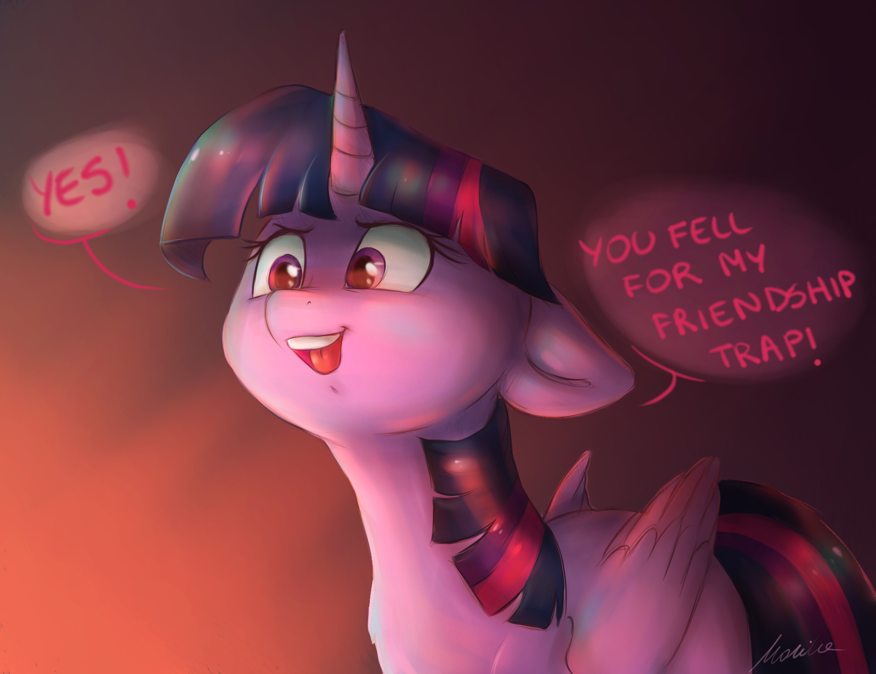 It is a trap - My little pony, Twilight sparkle, PonyArt, Buttersprinkle