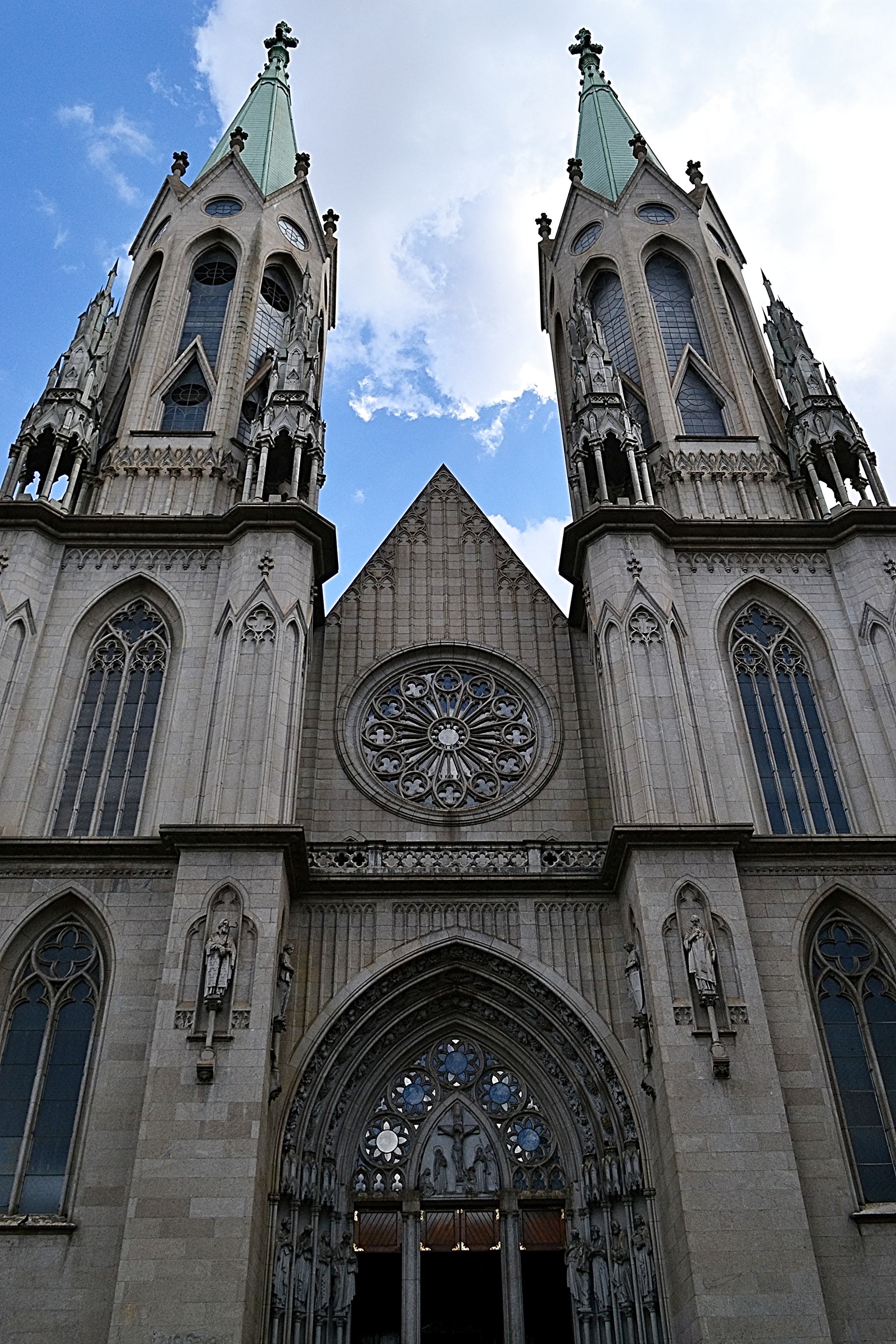 Cathedral of Sao Paulo. Brazil - My, Travels, Town, Brazil, Architecture, The photo, Sao Paulo, The cathedral, Religion, South America, Temple, sights, Longpost