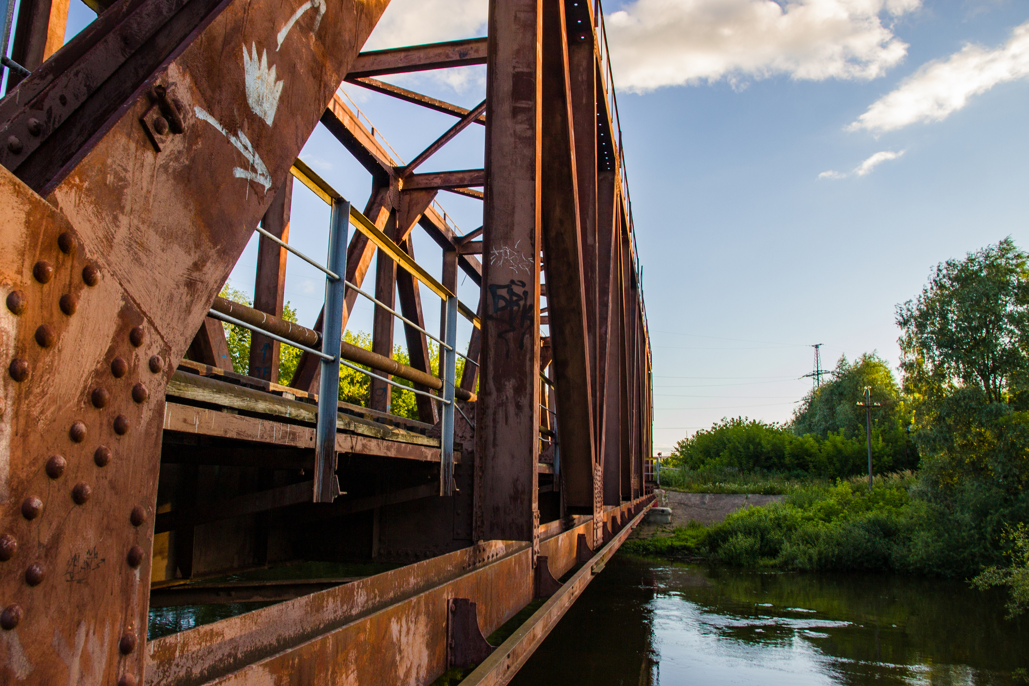 Looking for beauty around you. - My, The photo, Landscape, Bridge, beauty, River, Marathon, Canon, Bike ride, Longpost