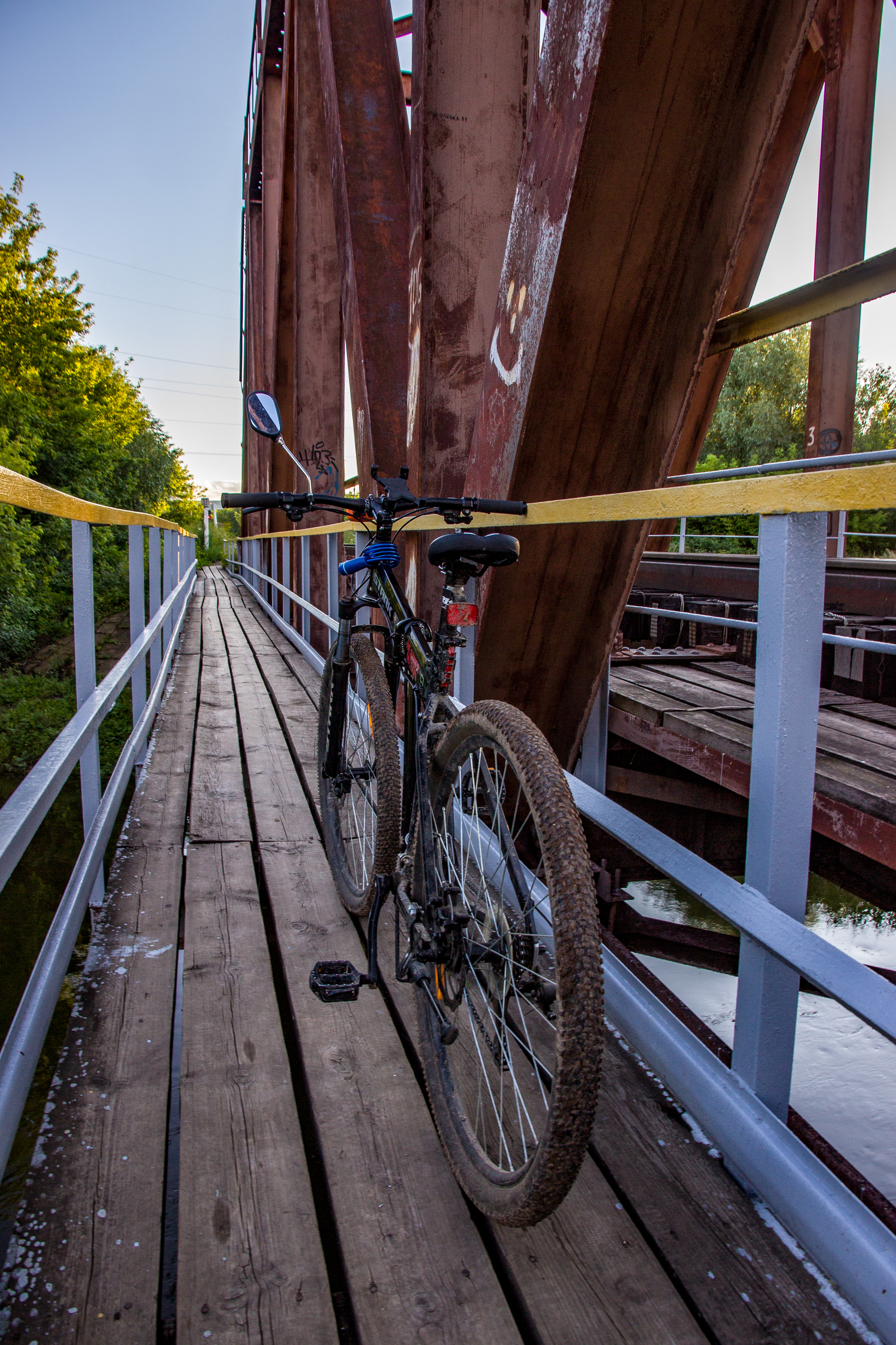 Looking for beauty around you. - My, The photo, Landscape, Bridge, beauty, River, Marathon, Canon, Bike ride, Longpost