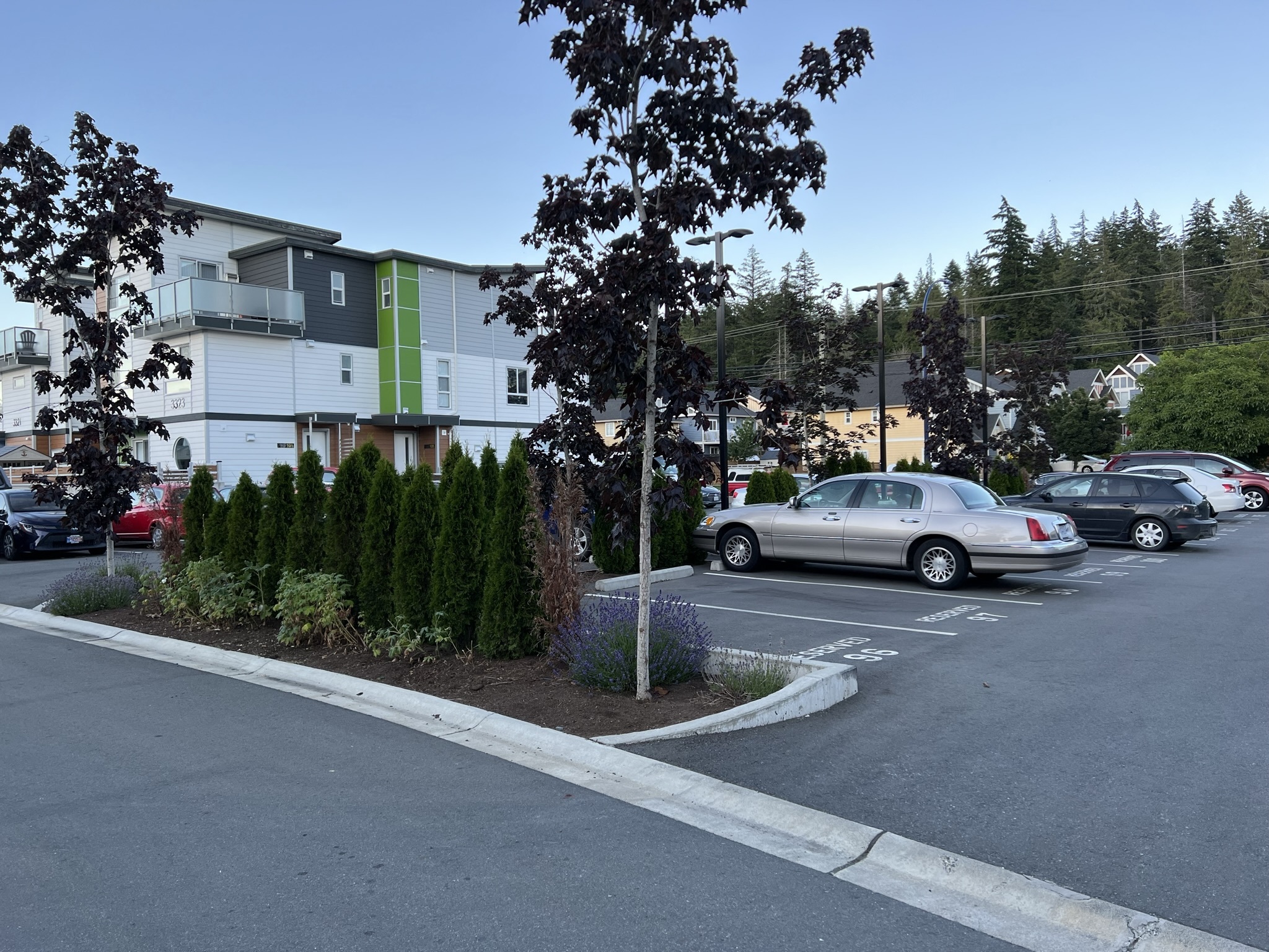 Canada - My, Town, Road, House, Architecture, The street, City walk, Street photography, Evening, Auto, Tesla, A life, Purity, beauty, Canada, Longpost