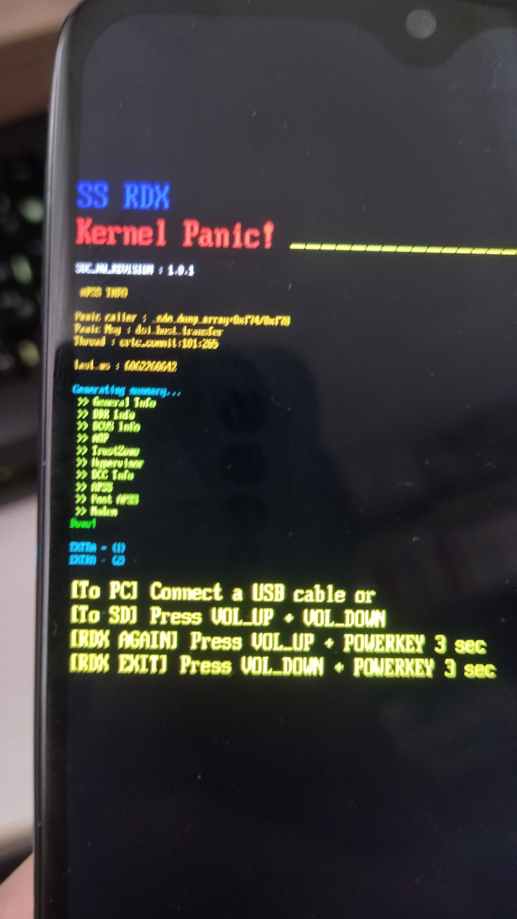 SS RDX Kernel panic! Samsung a70 | Пикабу