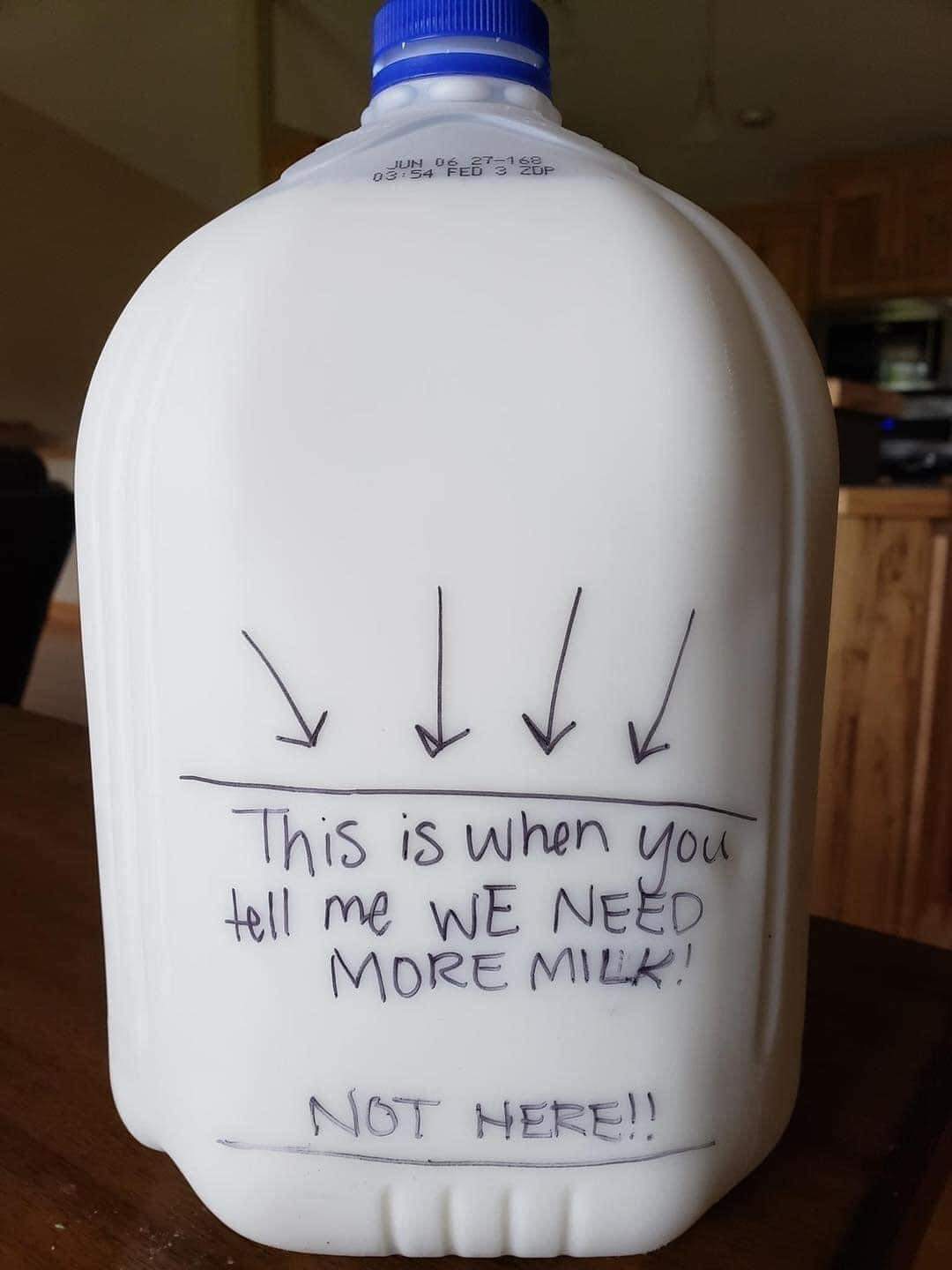 Milk - Humor, Milk, Wife, Husband