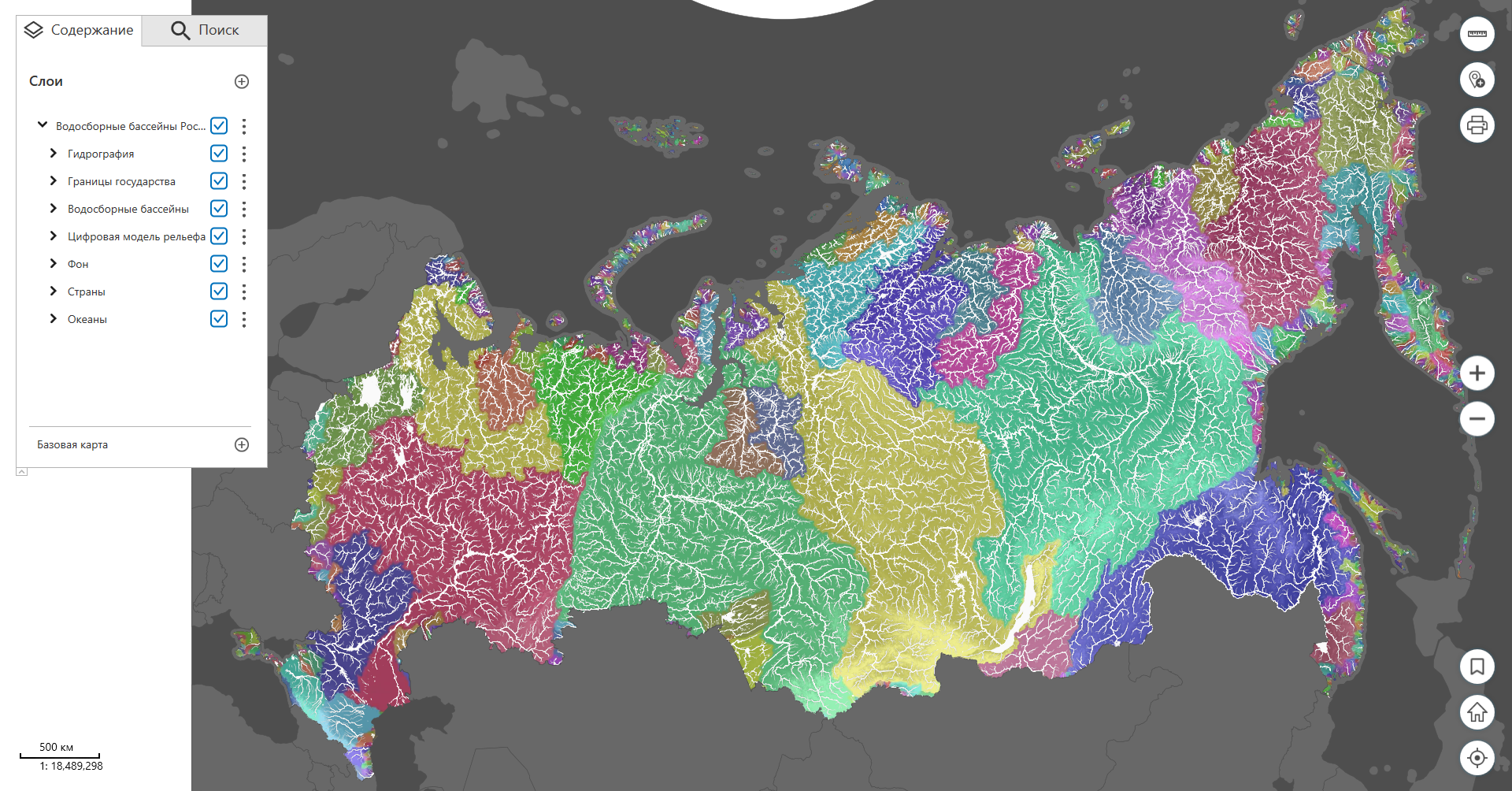 Continuation of the post The river network and the boundaries of the drainage basins of the Russian Federation, built on the basis of the initial raster data of the digital elevation model - My, Russia, Cards, Relief, Interesting, Hydrology, River, Lake, Water, Informative, Comparison, Reply to post, Longpost