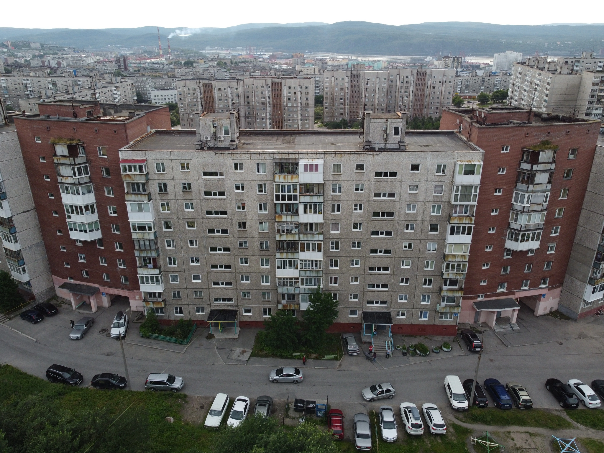 Soviet human settlement in Murmansk - My, Murmansk, the USSR, Murmansk region, Architecture, Urbanism, Longpost