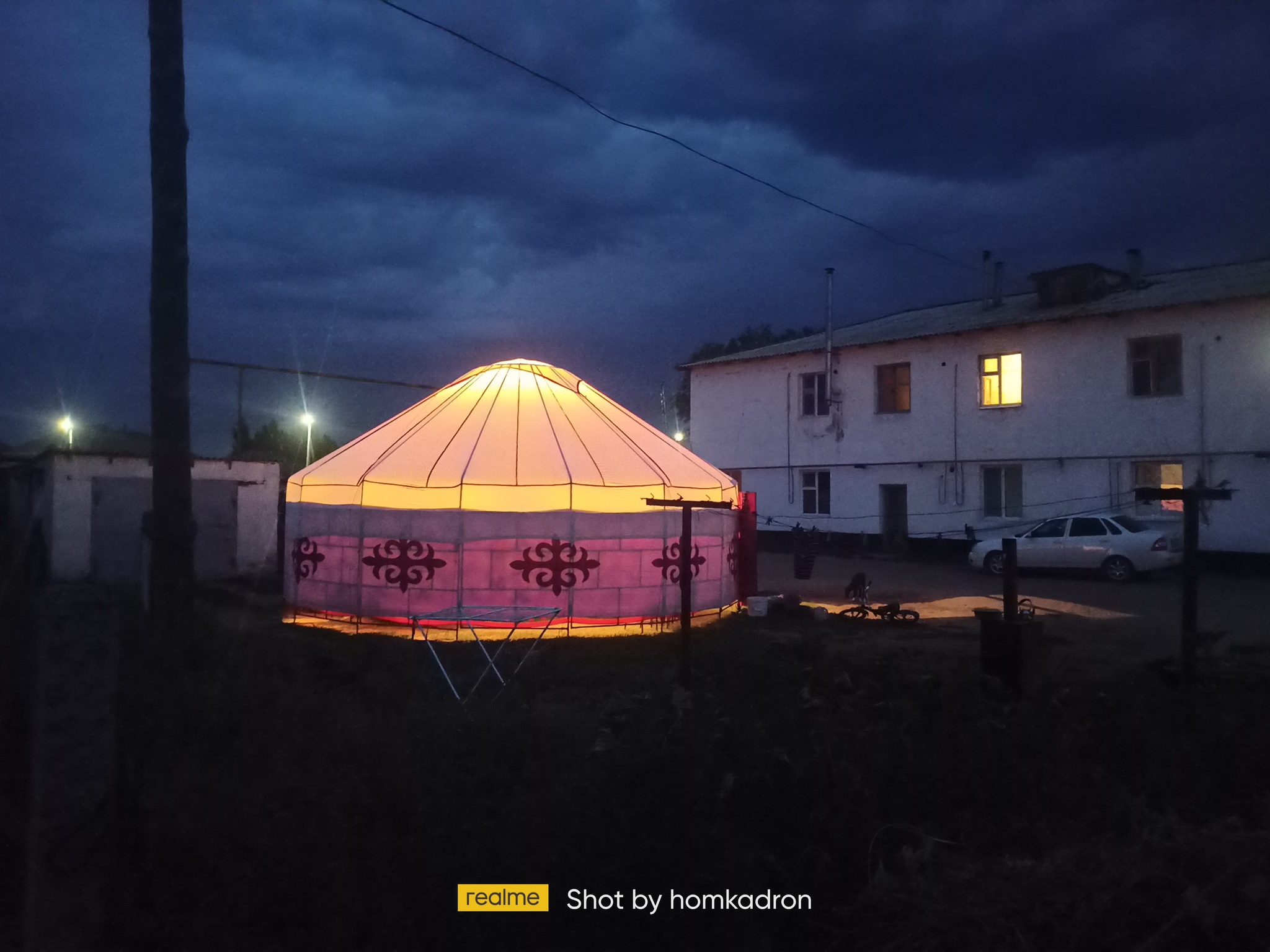 Yurt at the neighbors and I came here)))) - My, Yurt, Neighbours, Longpost