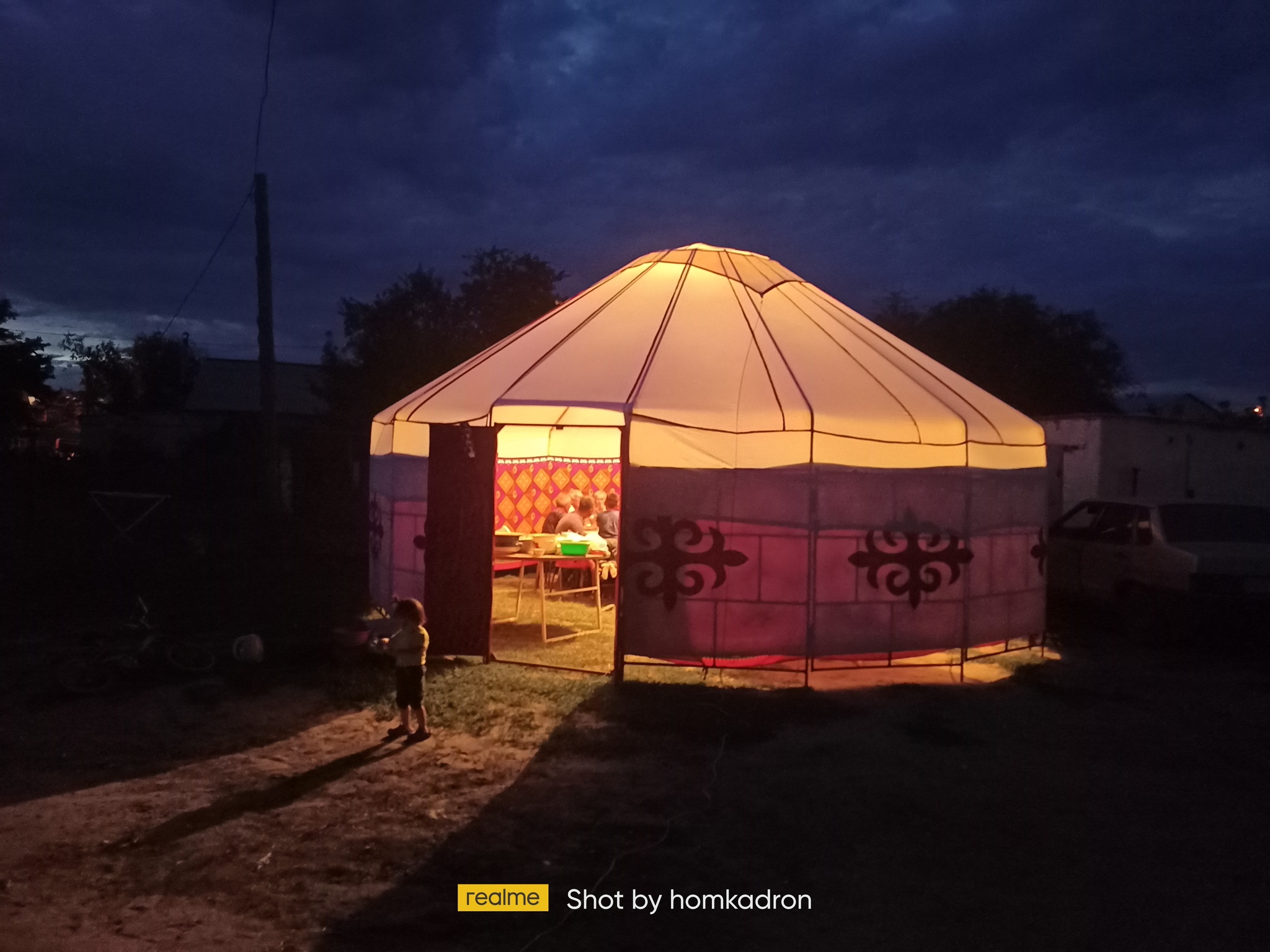 Yurt at the neighbors and I came here)))) - My, Yurt, Neighbours, Longpost