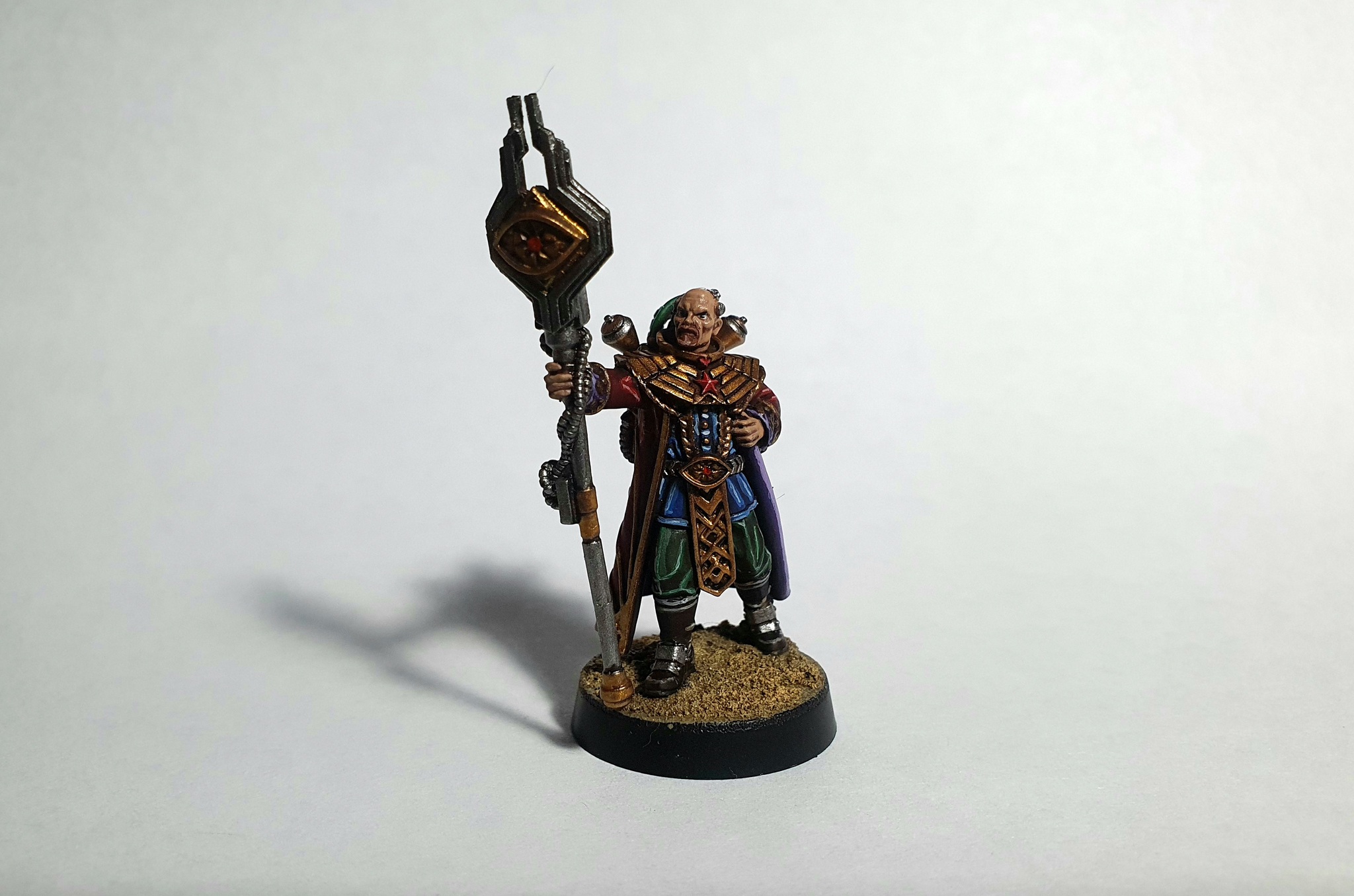 And our father Psyker, he was a good leader! - My, Warhammer 40k, Imperium, Painting miniatures, Astra Militarum, Artel w, Desktop wargame, Hobby, Longpost