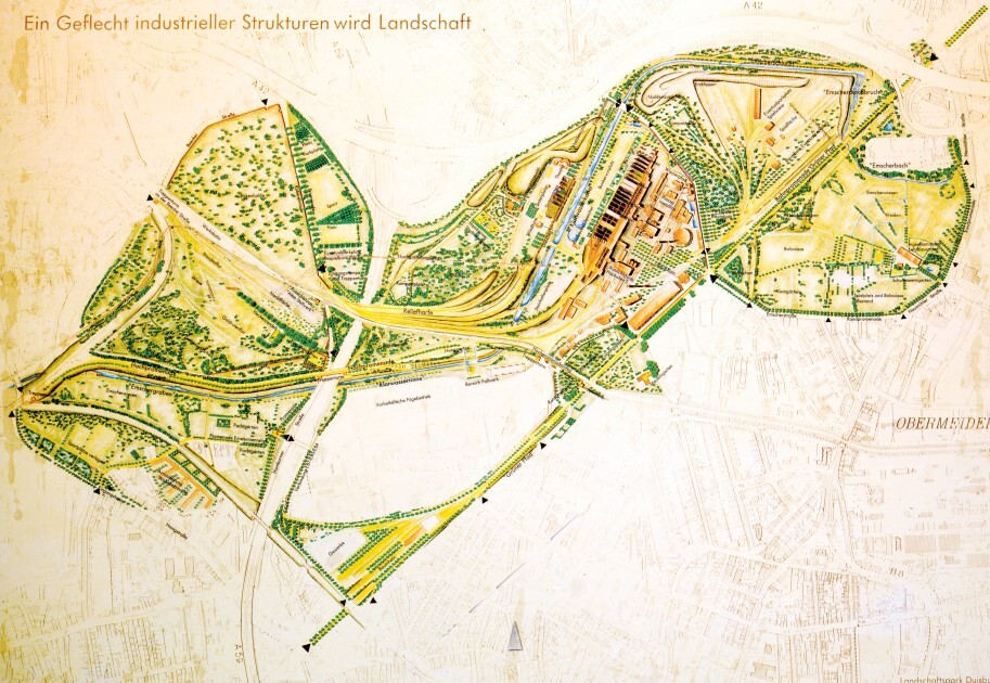 Ландшафтпарк в Дойсбурге. Зеленый памятник борьбе с загрязнением окружающей среды - Моё, Экология, Парк, Загрязнение окружающей среды, Промышленность, Красивое, История, Памятник, Достопримечательности, Архитектура, Длиннопост