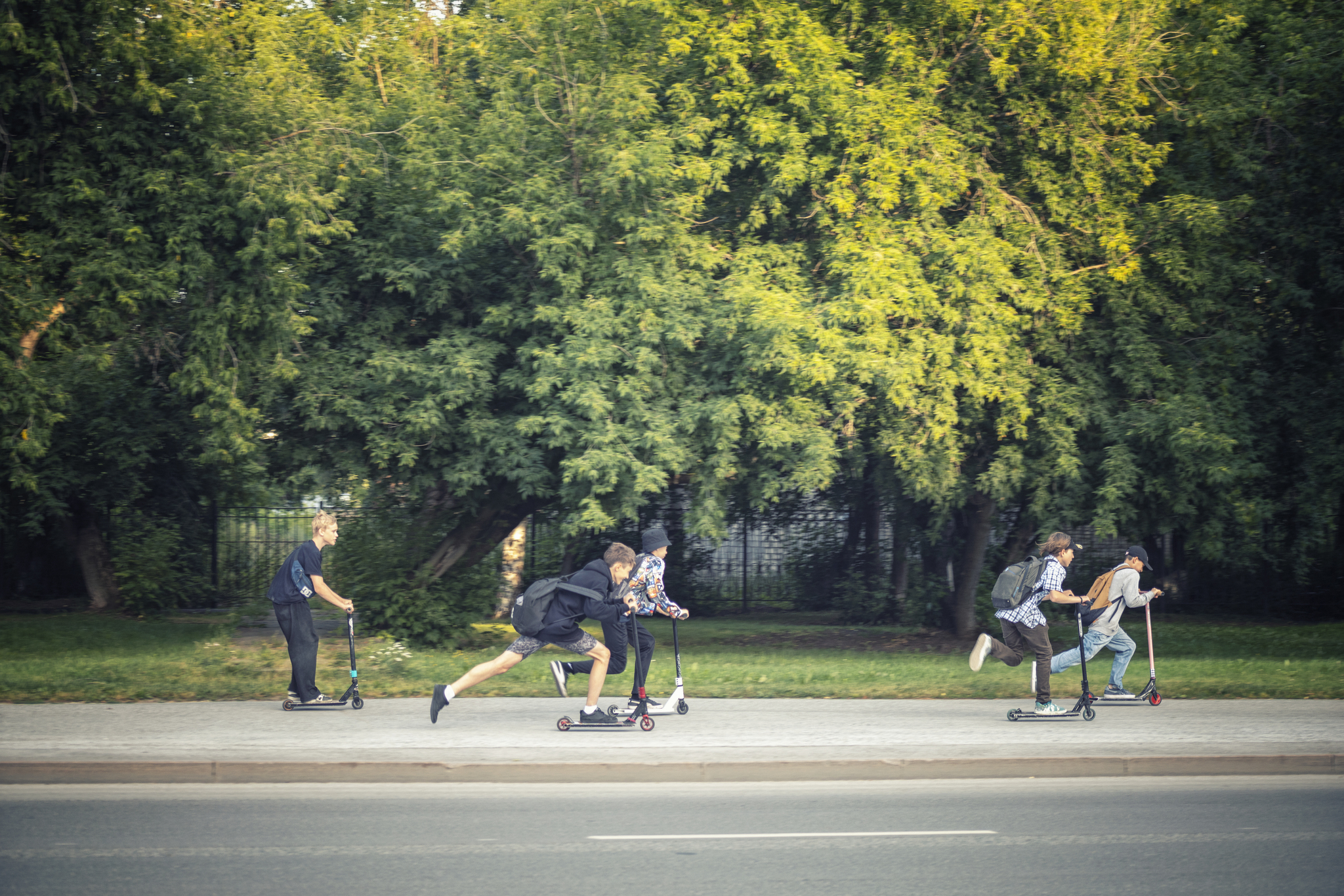 Urban evening - My, The photo, Tobolsk, Landscape, Town, The park, Urbanphoto, Longpost